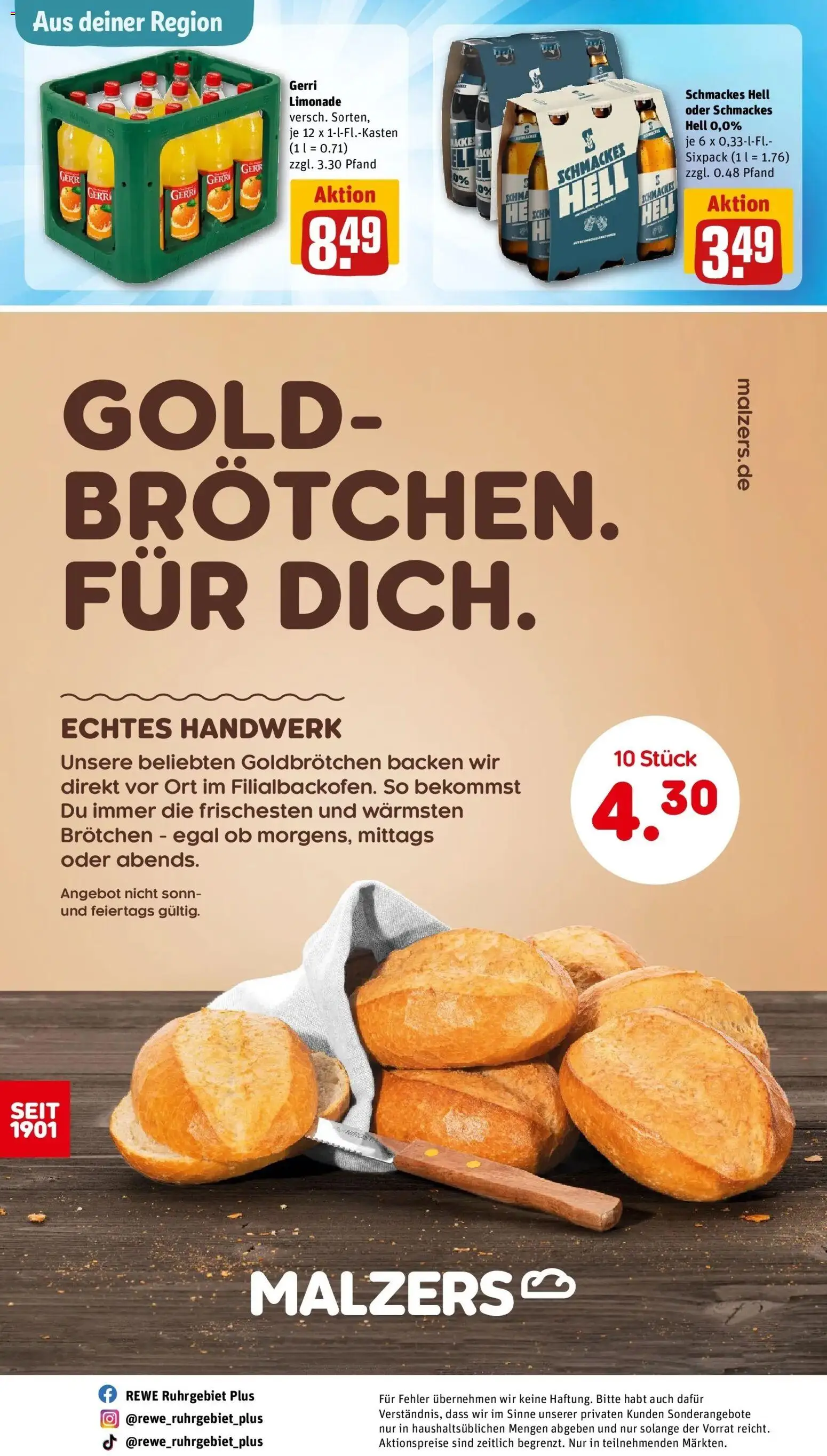Rewe Prospekt Gladbeck	 – gültig ab 15.03.2026 | Seite: 29 | Produkte: Limonade