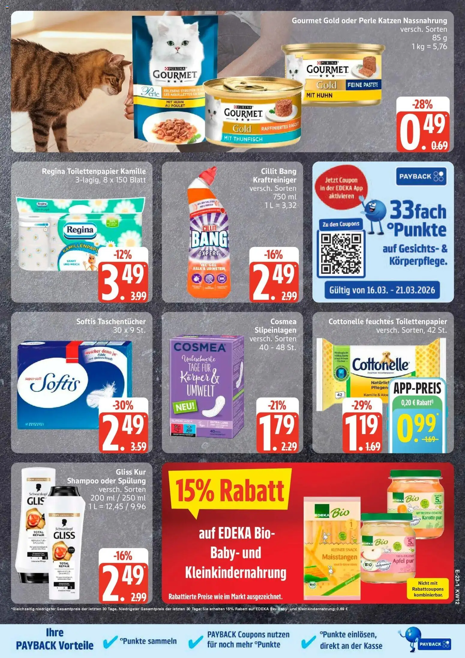 Angebote – gültig ab 16.03.2026 | Seite: 27 | Produkte: Äpfel, Spülung, Karotte, Feuchtes Toilettenpapier
