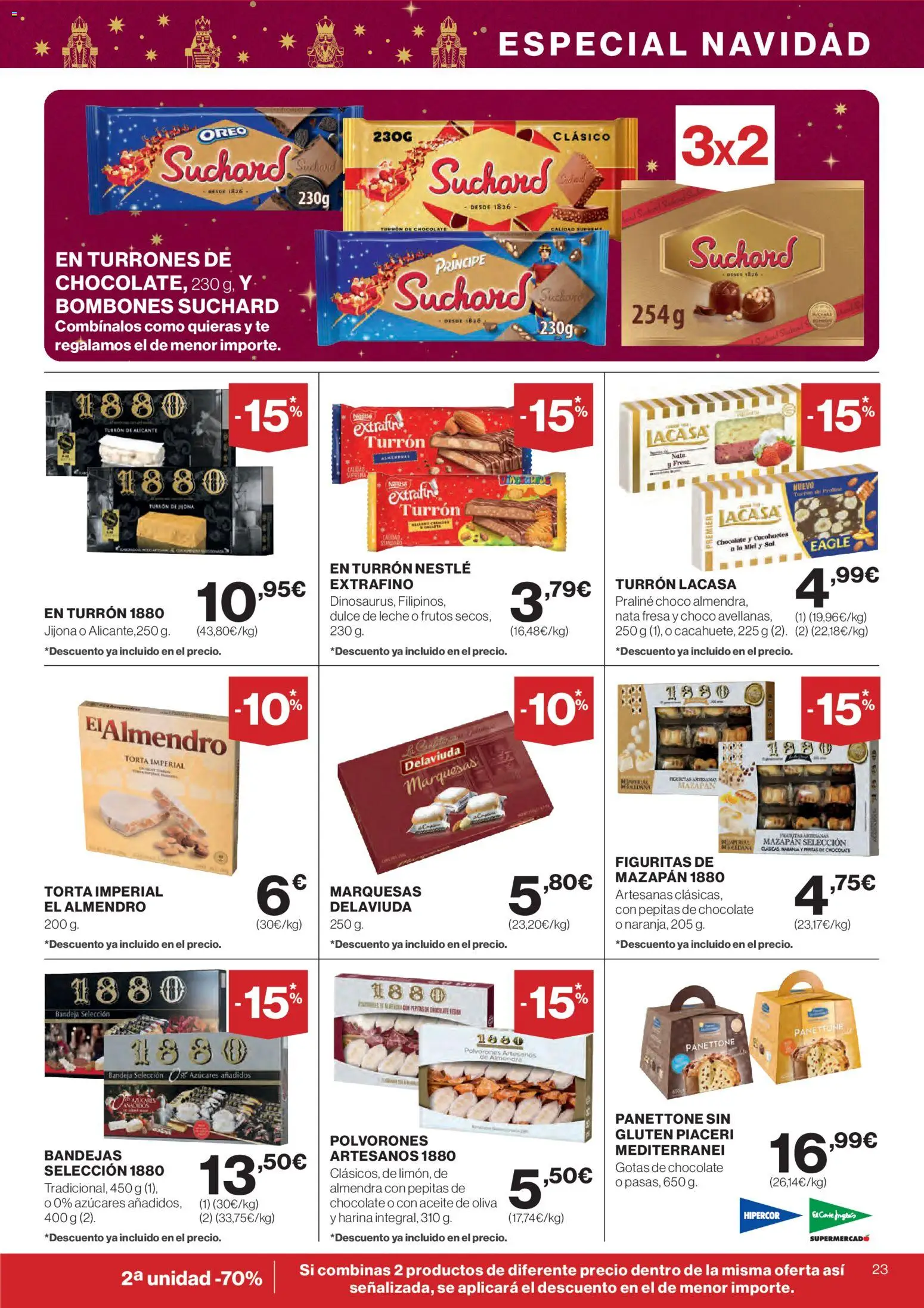 Hipercor catálogo │ válido desde el 18.12.2025 | Página: 23 | Productos: Ψηφιακή κάμερα, Leche, Aceite de oliva, Bandeja