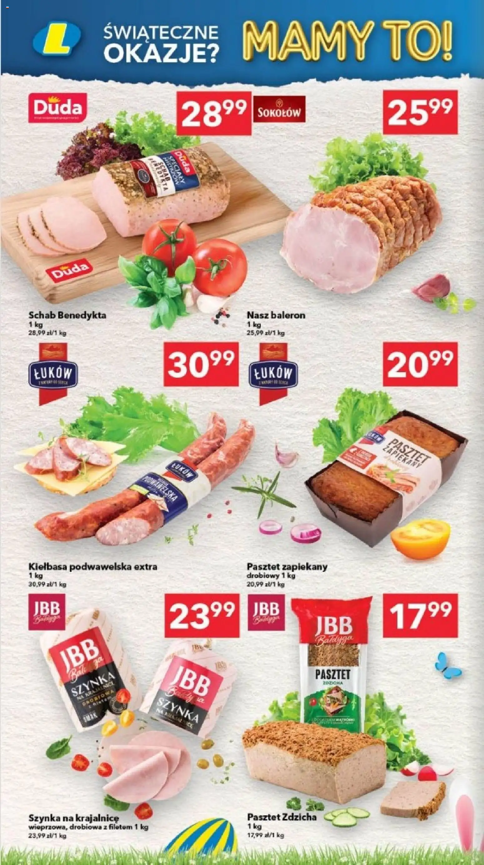 Lewiatan gazetka - Szczecin od 12.03.2026 | Strona: 4 | Produkty: Kiełbasa, Schab, Szynka, Kiełbasa podwawelska