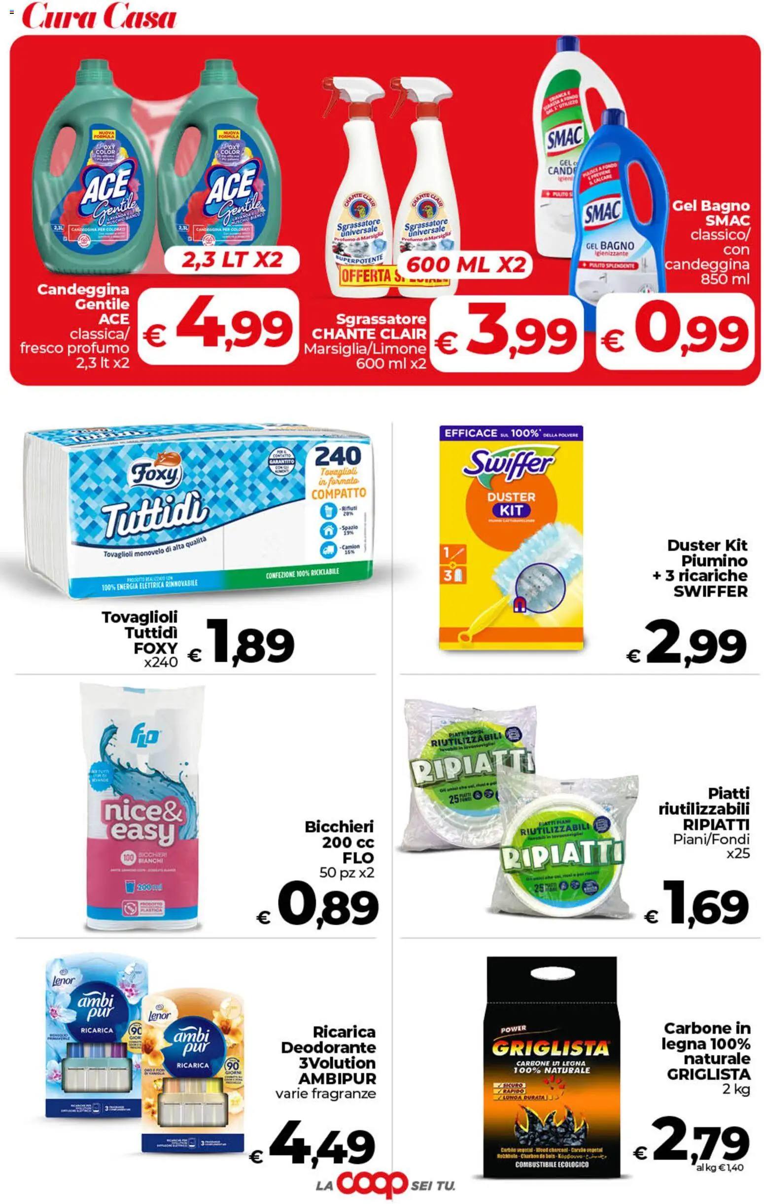 Volantino COOP del 28.04.2026 | Pagina: 42 | Prodotti: Deodorante, Sgrassatore, Bagno, Profumo