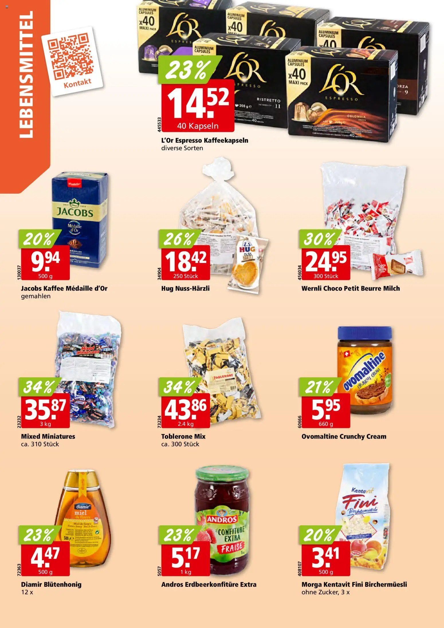 Aligro Aktionen Schlieren, Gossau SG, Frauenfeld, Rapperswil-Jona, Sargans, Bern, Brüttisellen, Pratteln, Emmen, Spreitenbach – gültig ab 17.11.2025 | Seite: 18 | Produkte: Milch, Kaffee