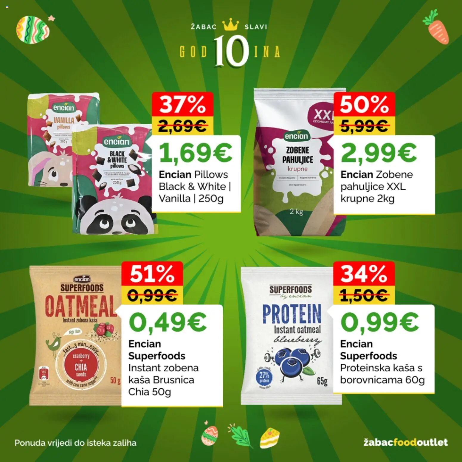 Žabac katalog | vrijedi od 30.03.2026 | Stranica: 22 | Proizvodi: Pahuljice, Brusnica