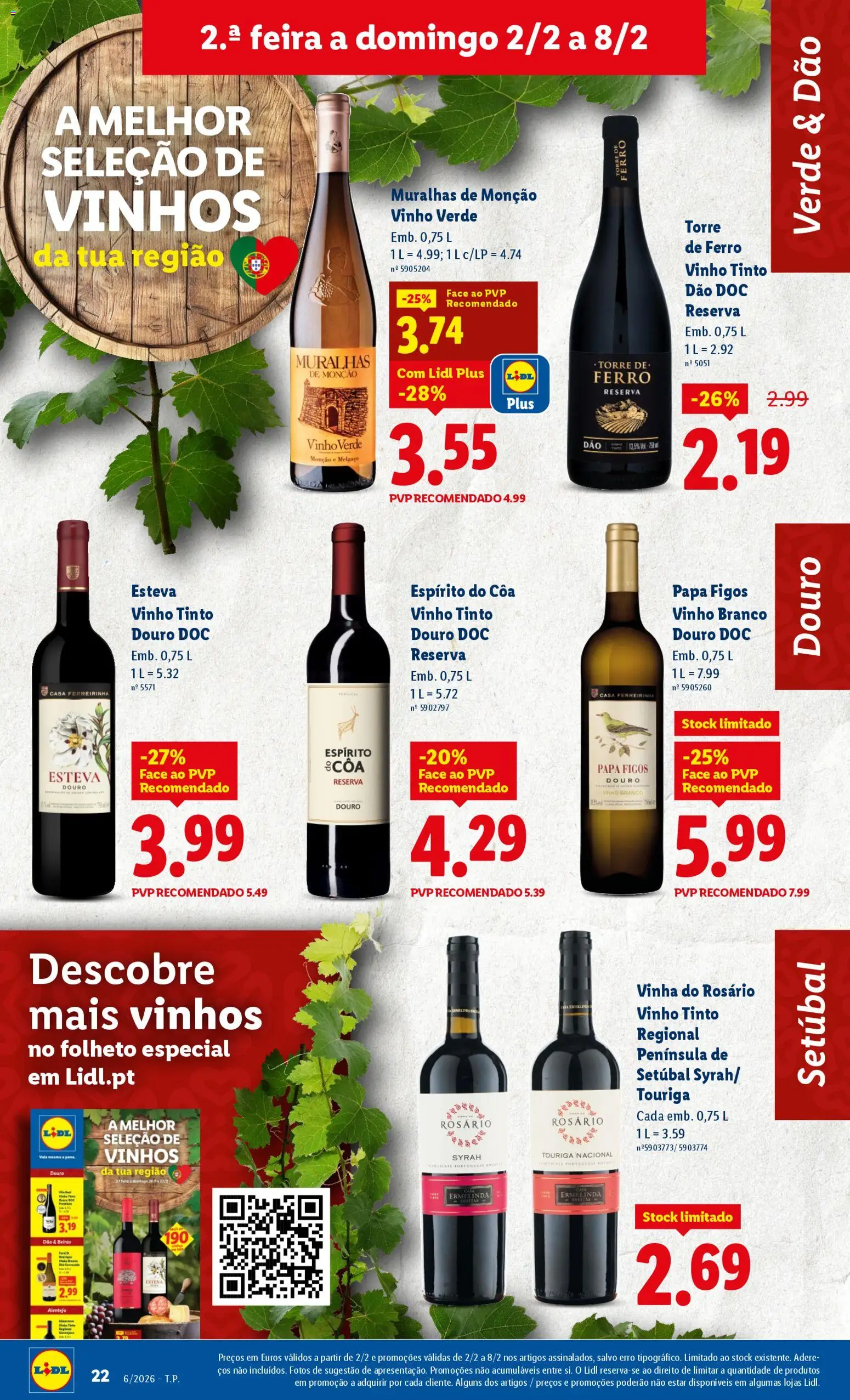 Lidl folheto │ válido de 02.02.2026 | Página: 22 | Produtos: Ferro, Vinho, Vinho tinto