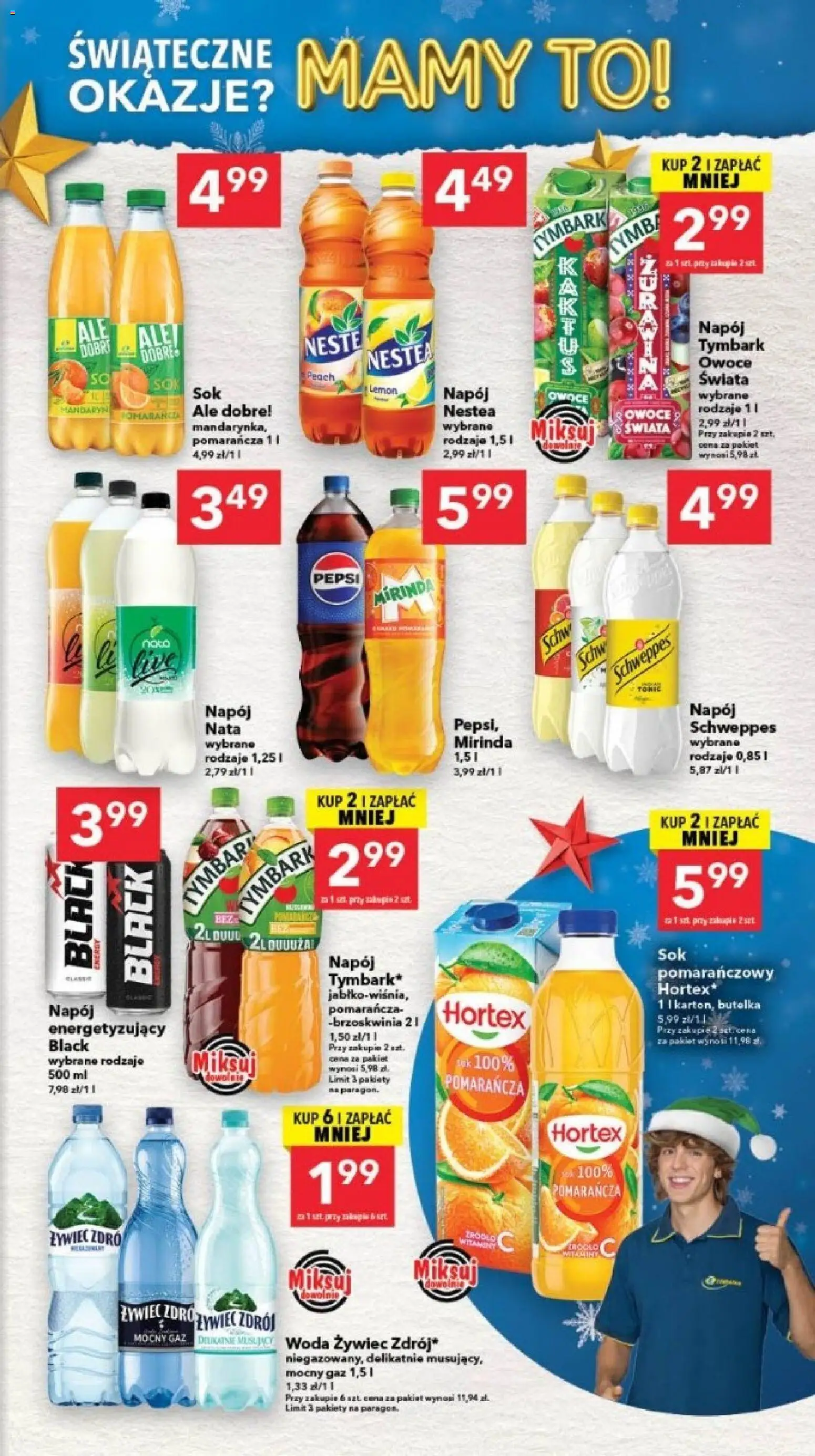 Lewiatan gazetka - Gdańsk od 17.12.2025 | Strona: 13 | Produkty: Brzoskwinia, Woda żywiec, Pepsi, Woda