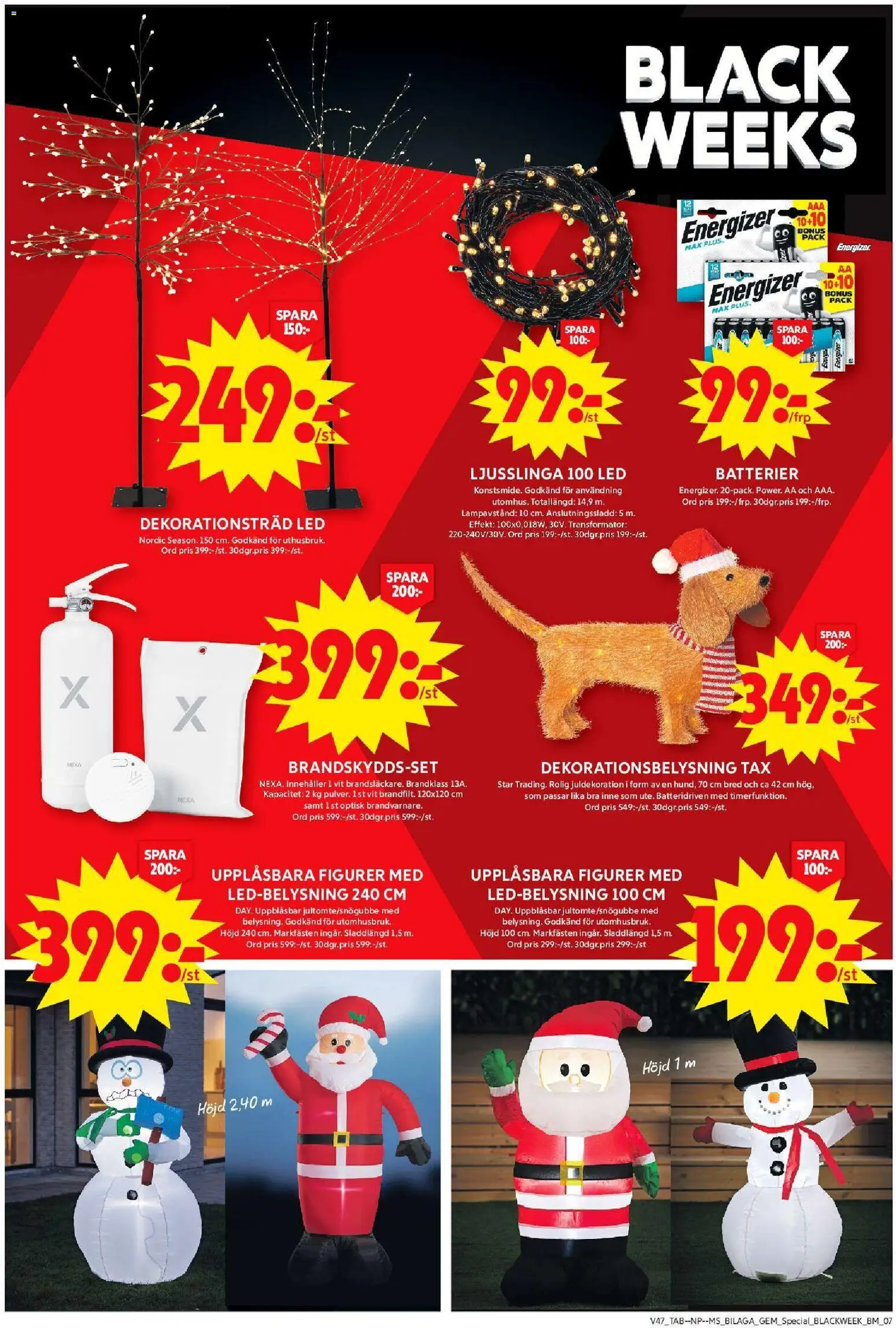 ICA Maxi reklamblad aktuell från 17.11.2025 | Sida: 21 | Produkter: Batterier, Ljusslinga