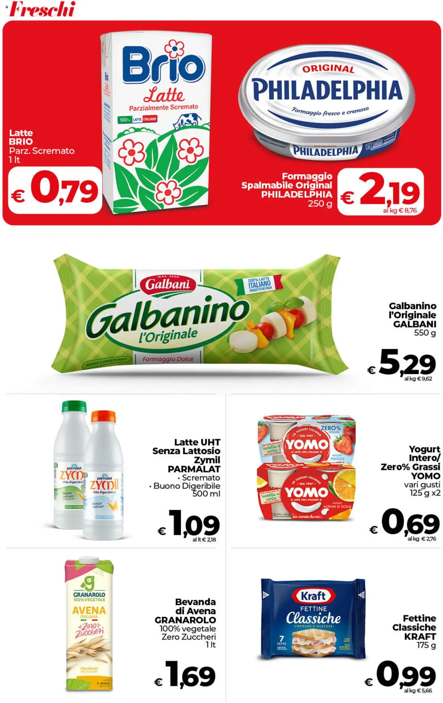Volantino COOP del 06.03.2026 | Pagina: 9 | Prodotti: Yogurt, Latte, Formaggio