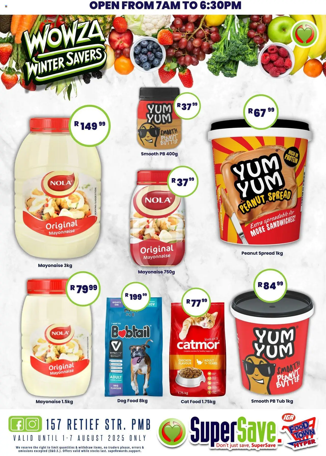 Super Save Specials │ valid from 01.08.2025 | Page: 51 | Products: Butter, Chicken, Mayonnaise, Cat food