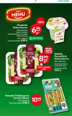 Żabka Gazetka od 02.07.2025 | Strona: 58 | Produkty: Malina, Sandwich, Gyros z kurczaka, Sałatka