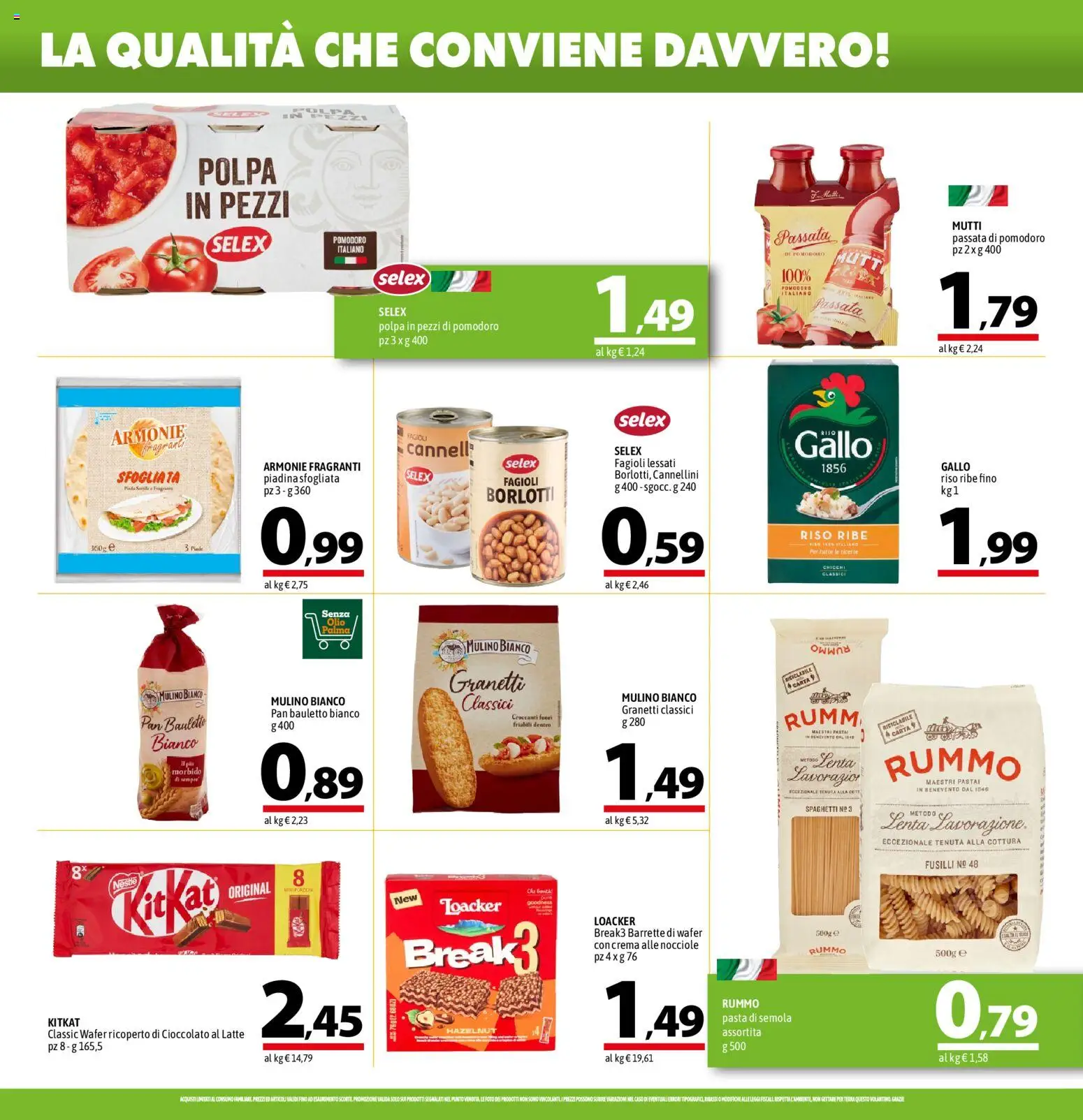 Volantino A&O del 26.02.2026 | Pagina: 10 | Prodotti: Cannellini, Fagioli, Fusilli, Mutti