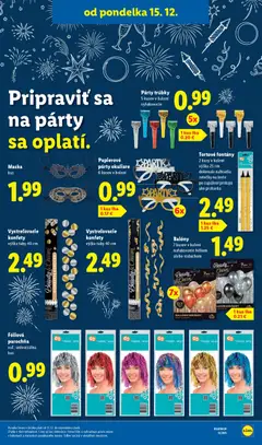Lidl leták platný od 15.12.2025 | Strana: 69 | Produkty: Maska, Sviečky, Okuliare