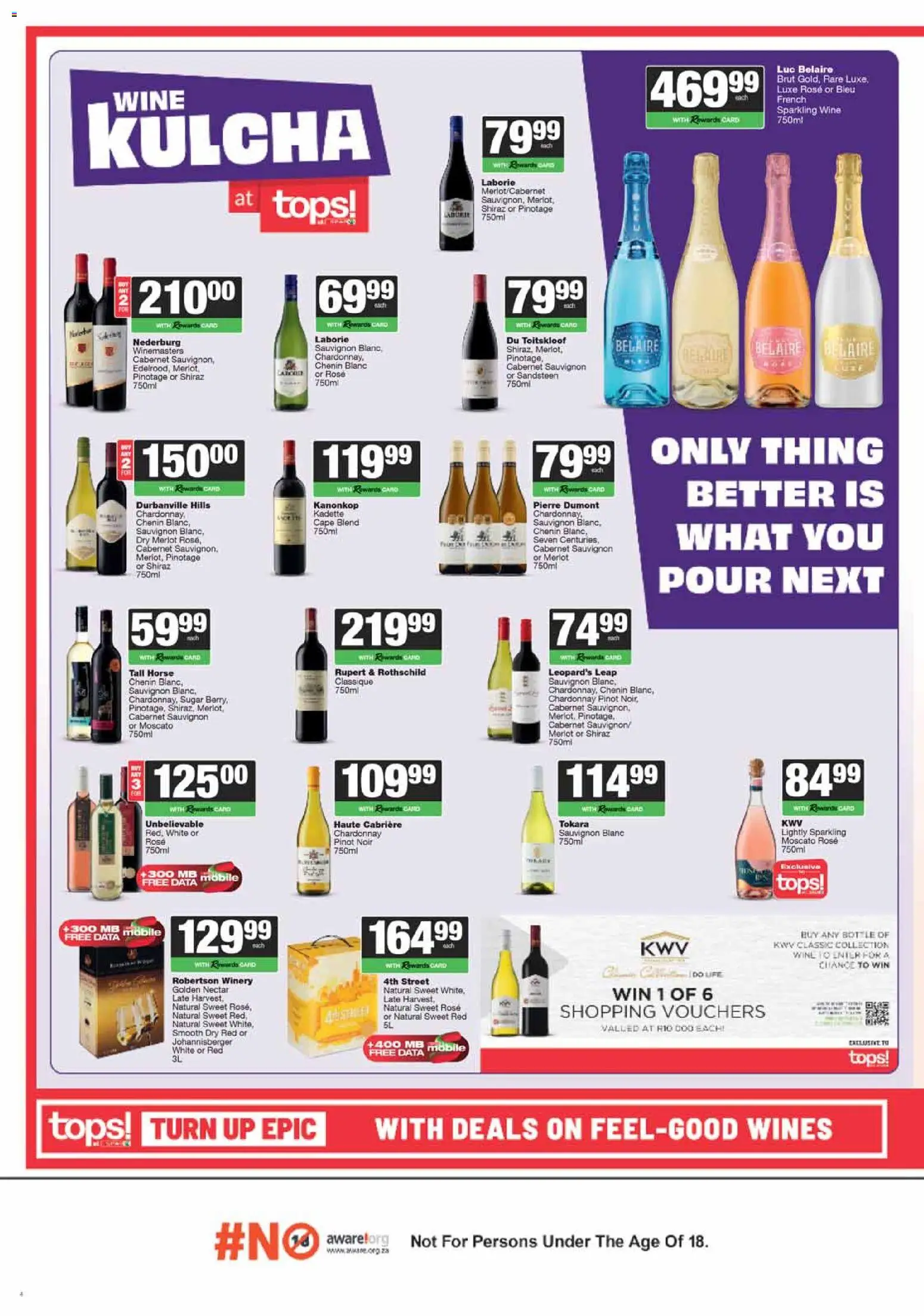 New Tops at Spar catalogue – valid from 24.11.2025 | Page: 4 | Products: Data, Wine, Sugar