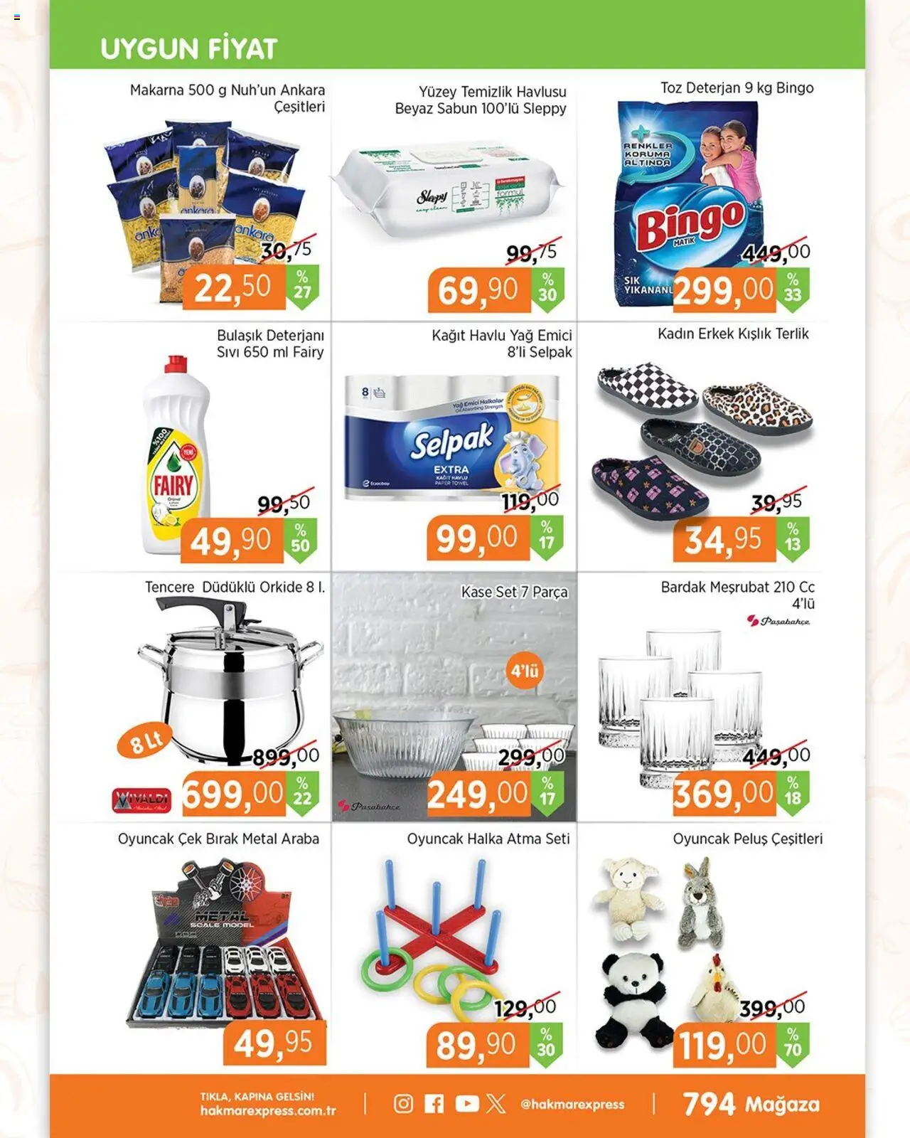 Hakmar Express Katalog Beykoz - 04.10.2025 tarihinden itibaren geçerlidir | Sayfa: 3 | Ürünler: Kaşe, Bulaşık deterjanı, Yağ, Makarna