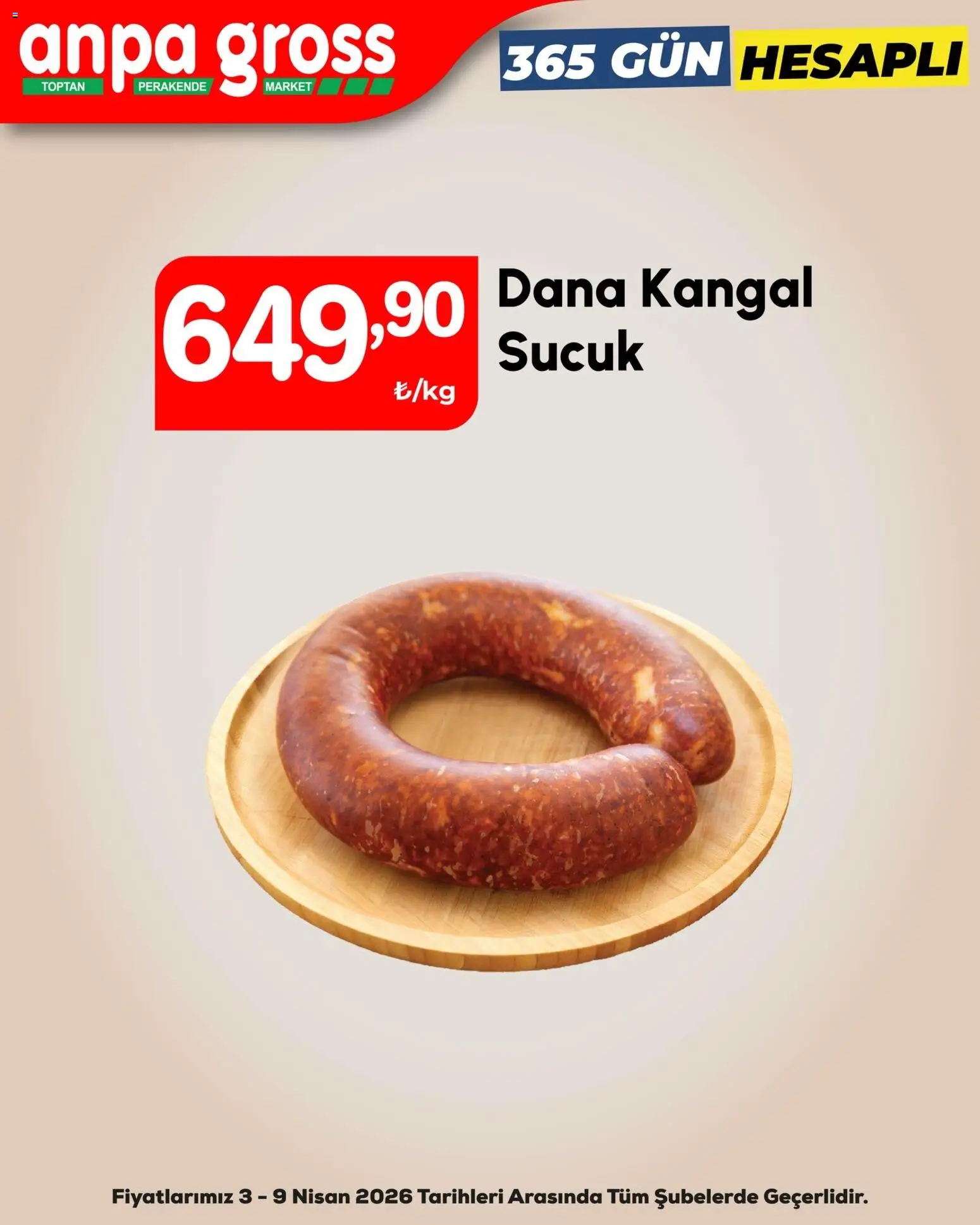 Anpa Gross Katalog - 03.04.2026 tarihinden itibaren geçerlidir | Sayfa: 8 | Ürünler: Sucuk