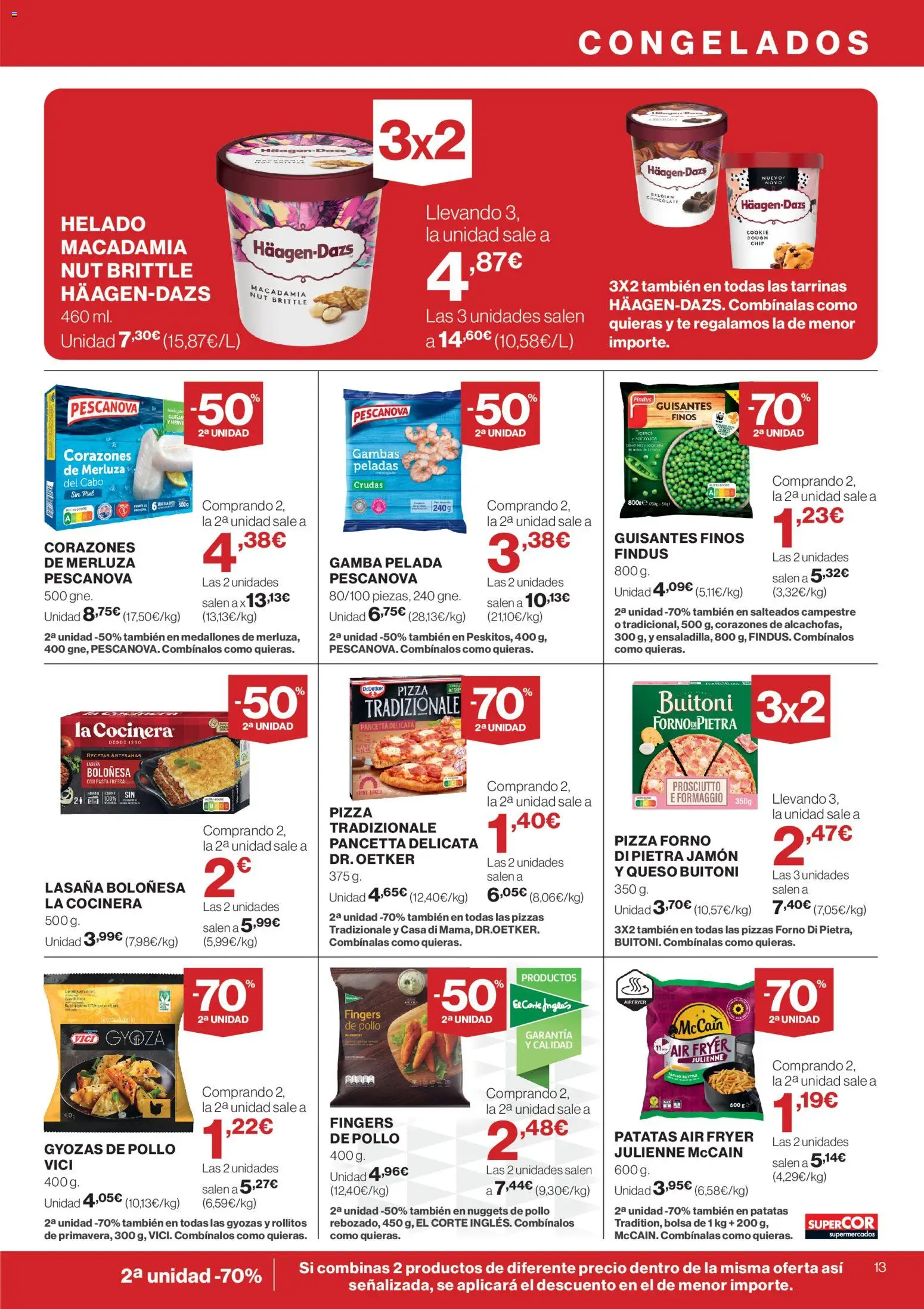 Supercor Canarias │ válido desde el 26.02.2026 | Página: 13 | Productos: Té, Helado, Gamba, Nuggets