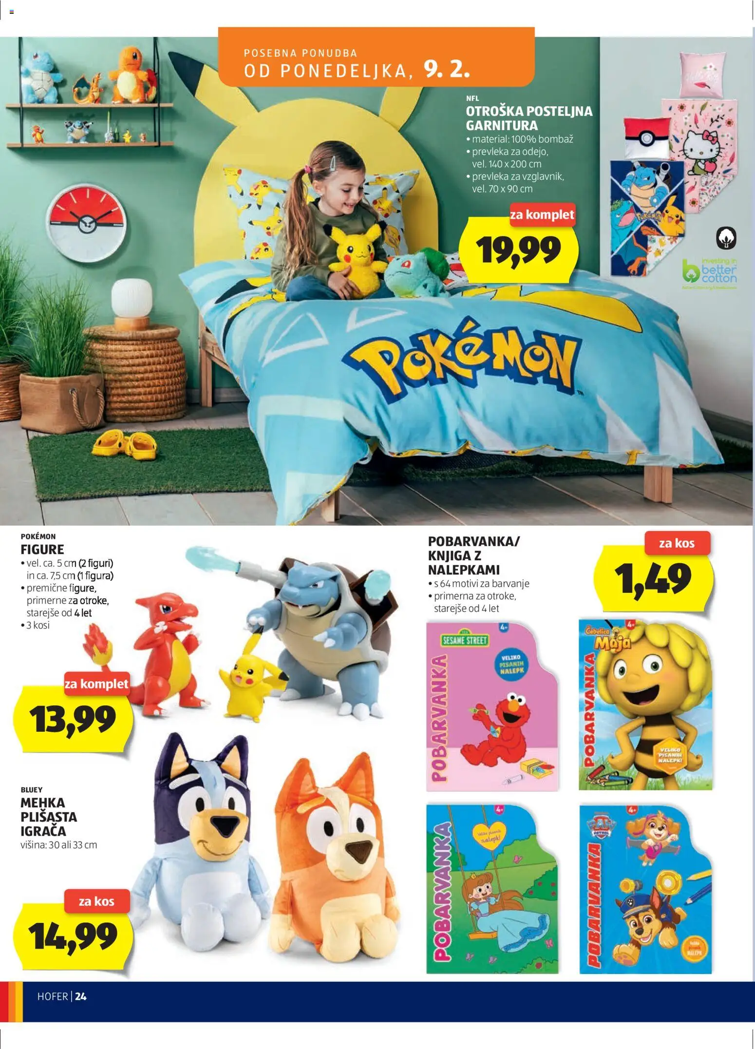 Novi Hofer katalog ponudbe – veljaven od 04.02.2026 | Stran: 24 | Izdelki: Prevleka, Kos, Knjiga