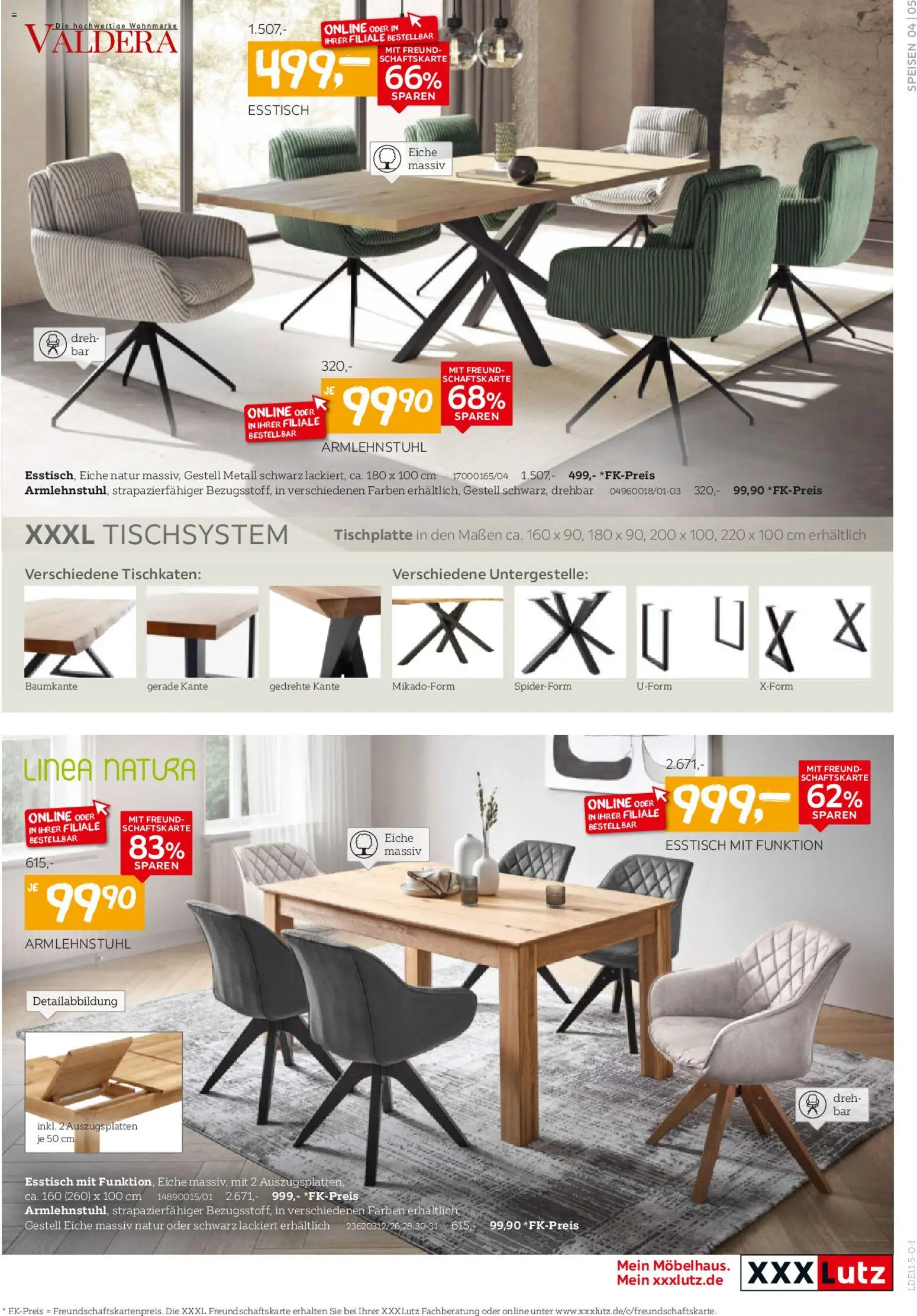 XXXL Lutz Speisen-Preishits! – gültig ab 26.10.2025 | Seite: 5 | Produkte: Esstisch