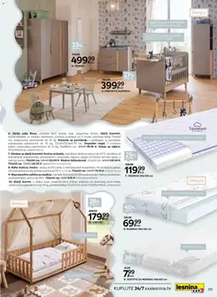 Lesnina - Lesnina XXXL: Slatki počeci baby specijal katalog do 31.03.2026 - Pregled kataloga iz trgovine Lesnina, vrijedi od 01.03.2026 | Stranica: 9 | Proizvodi: Krevet, Madrac, Ormar, Komoda
