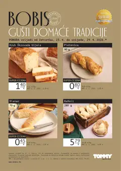 Tommy Bobis Super ponuda - Pregled kataloga iz trgovine Tommy, vrijedi od 23.04.2026