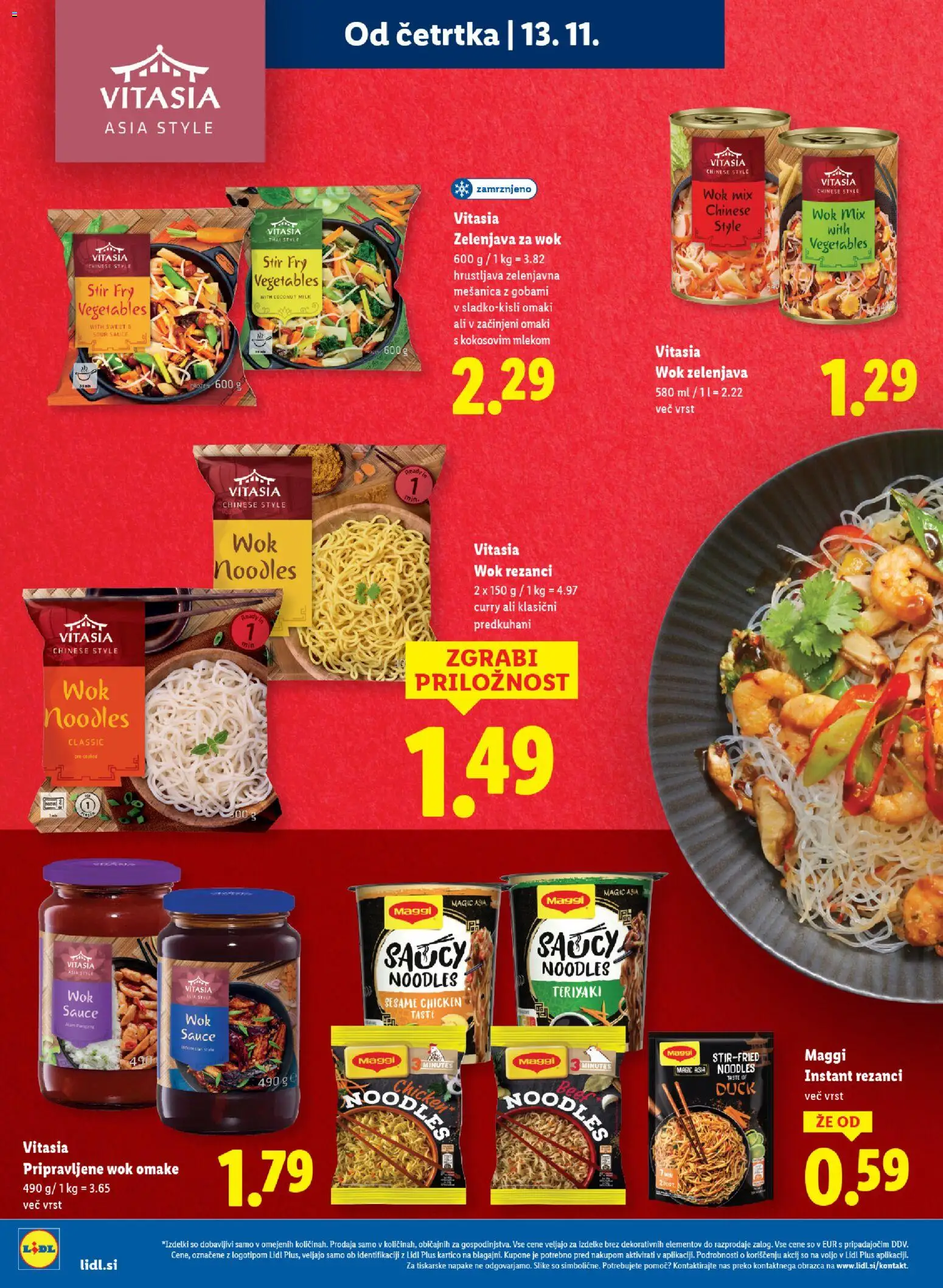 Novi Lidl katalog ponudbe – veljaven od 13.11.2025 | Stran: 22 | Izdelki: Rezanci, Zelenjava