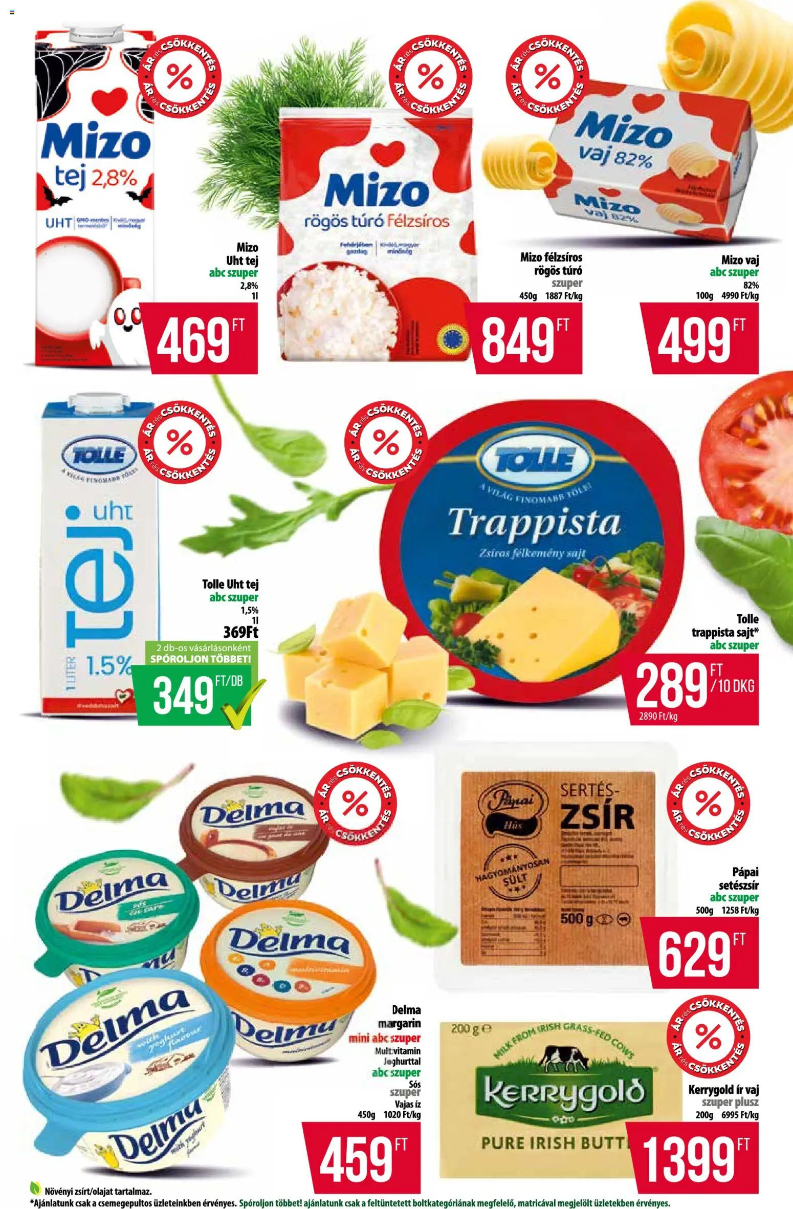 COOP akciós ujság - amely érvényes a következő dátumtól: 30.10.2025 | Oldal: 4 | Termékek: Margarin, Rögös túró, Multivitamin, Túró