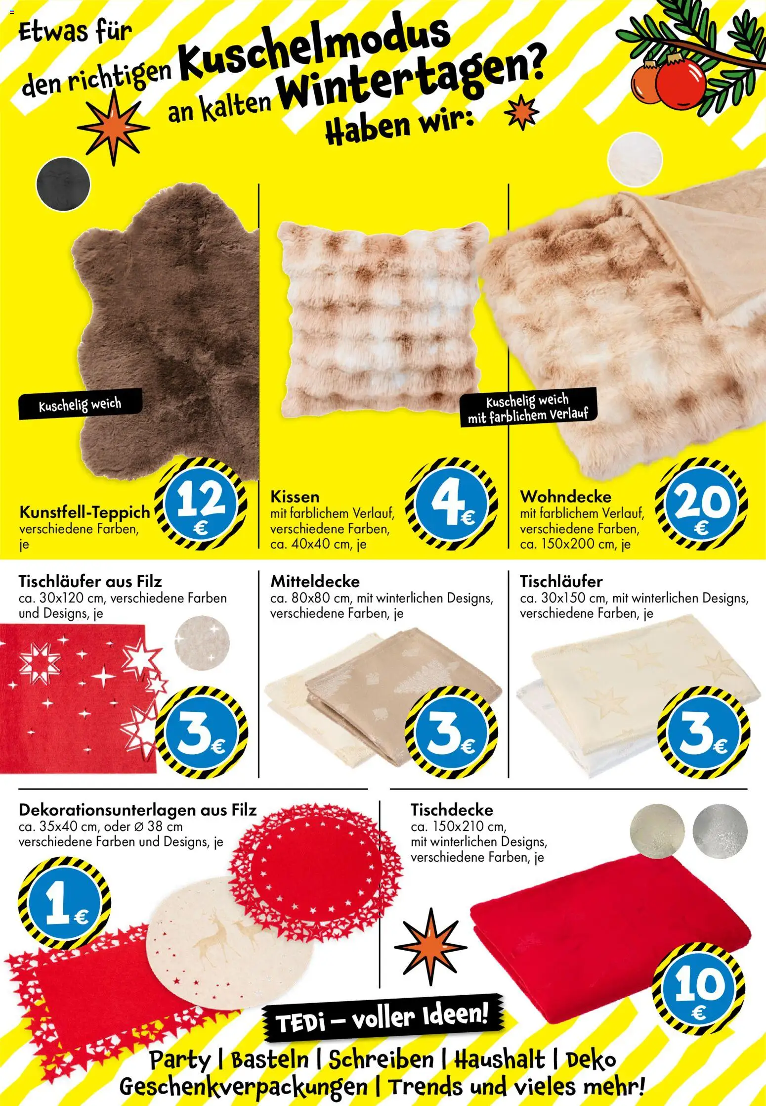 TEDi Flugblatt gültig ab 07.11.2025 | Seite: 25 | Produkte: Kissen