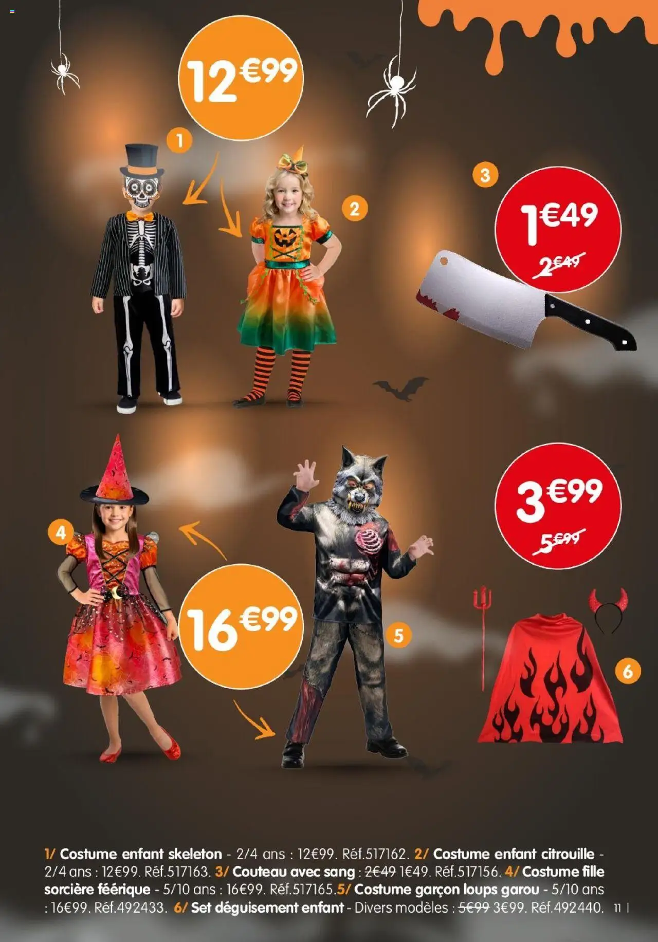  | Page: 11 | Produits: Couteau, Citrouille, Costume