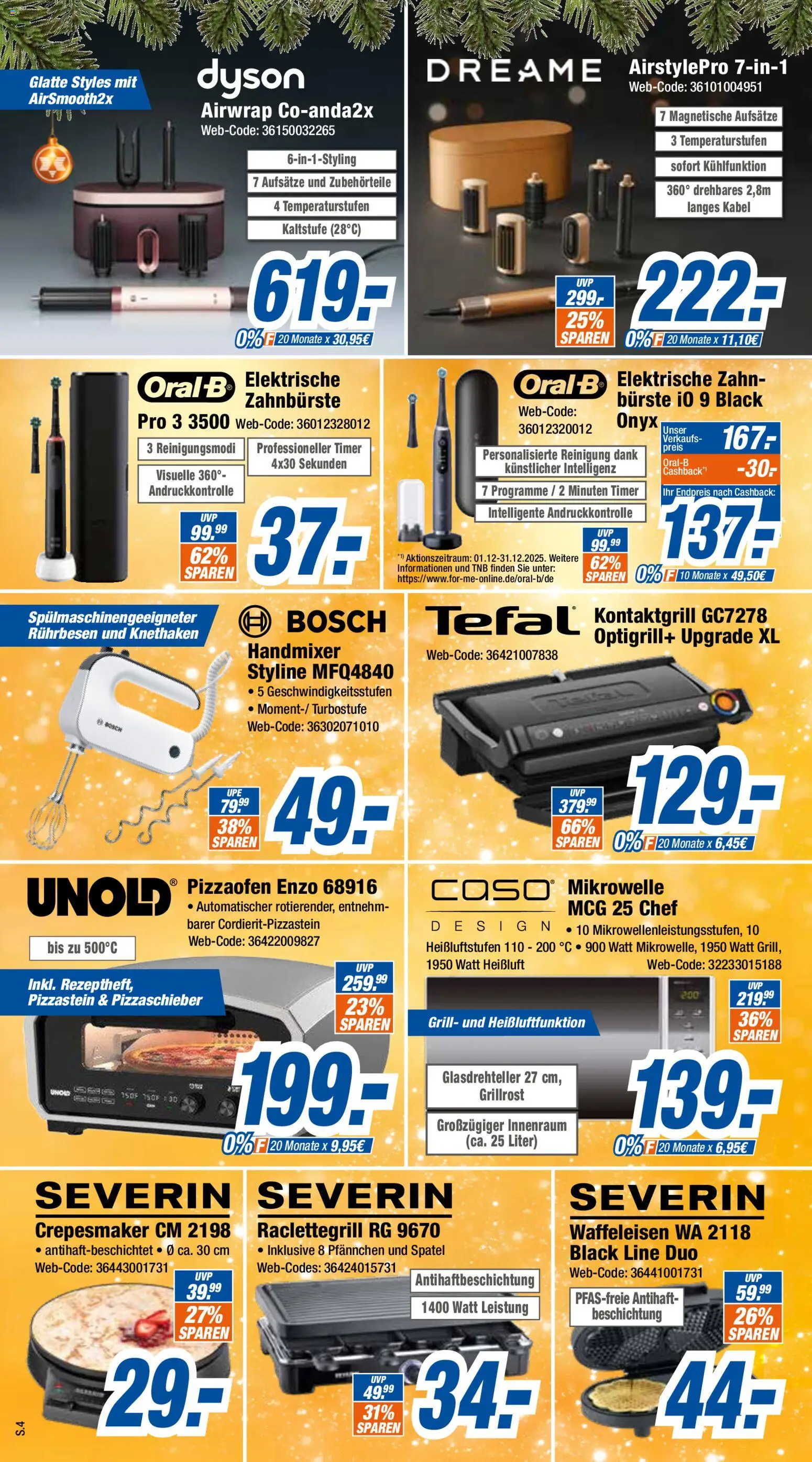 Expert Prospekt 	 – gültig ab 08.12.2025 | Seite: 4 | Produkte: Kabel, Bosch, Mikrowelle, Grill