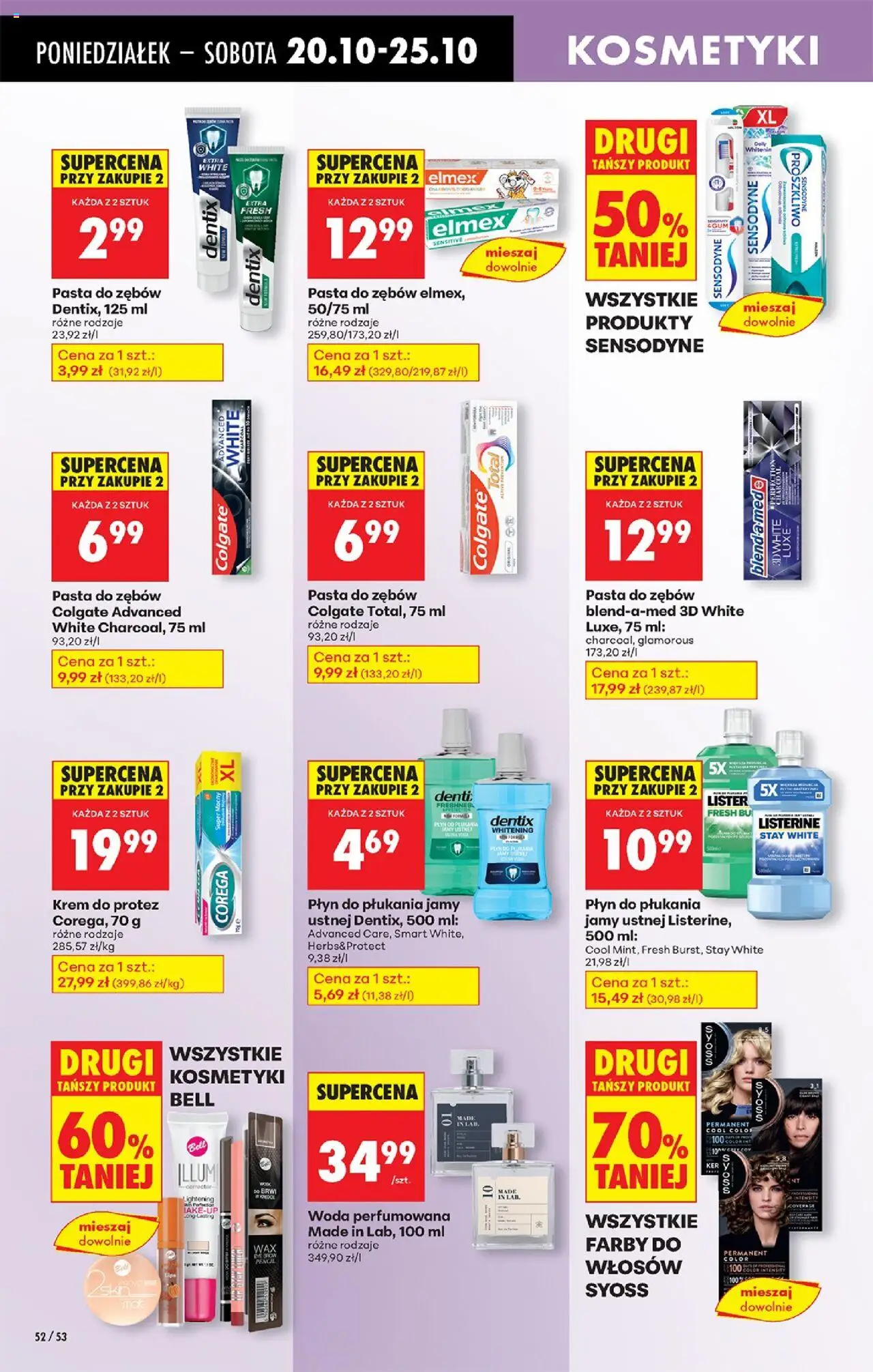 Biedronka gazetka od 20.10.2025 | Strona: 64 | Produkty: Farby do włosów, Kosmetyki, Bell, Krem
