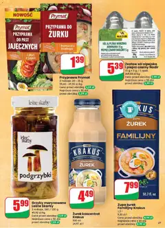 Pogląd oferty "SÓL ALPEJSKA WARZONA JODOWANA 15 g PIEPRZ CZARNY MIELONY 5 g Nadir, Zestaw sól alpejska i pieprz czarny Nadir 15 g + 5 g / 1 opak." - ważna od 18.03.2026 | Strona: 27