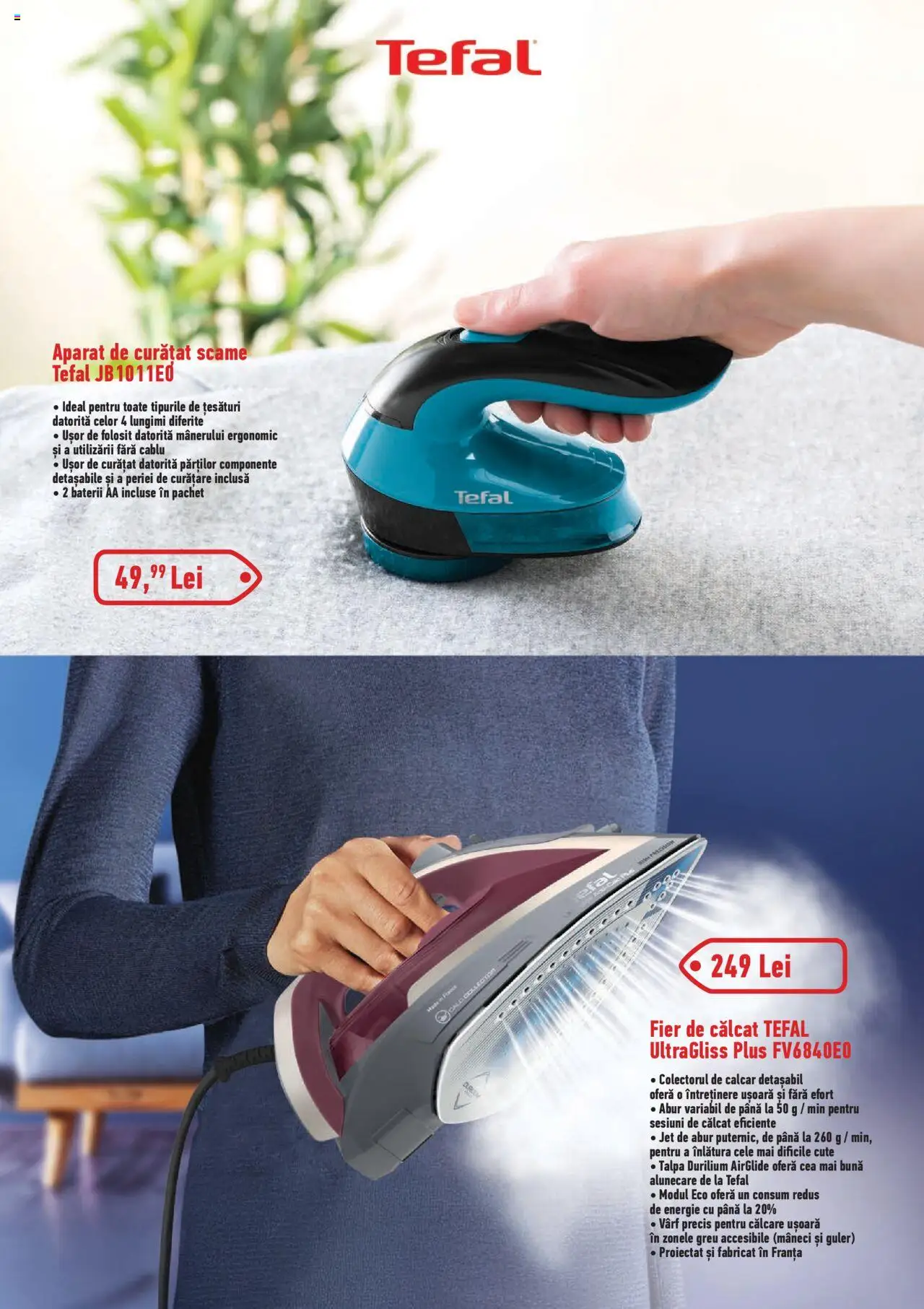 Catalog Selgros - Tefal Rowenta Krups – valabil de la 21.08.2025 | Pagină: 16 | Produse: Fier de călcat, Cablu, Baterii