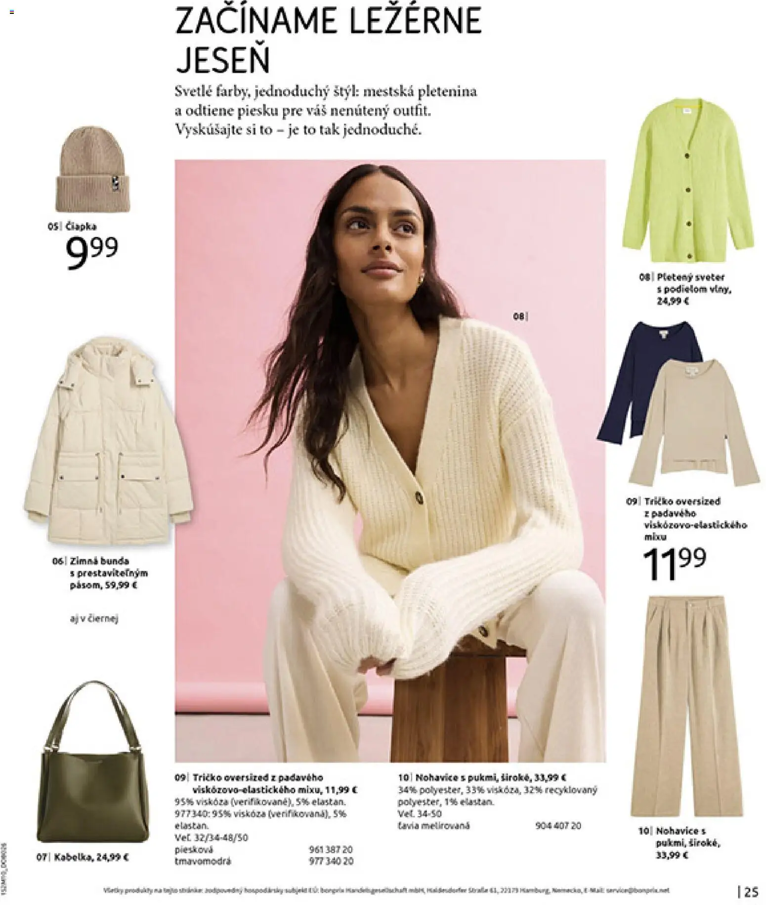 Nové Bonprix akcie – leták je platný od 24.11.2025 | Strana: 27 | Produkty: Tričko, Bunda, Nohavice, Čiapka