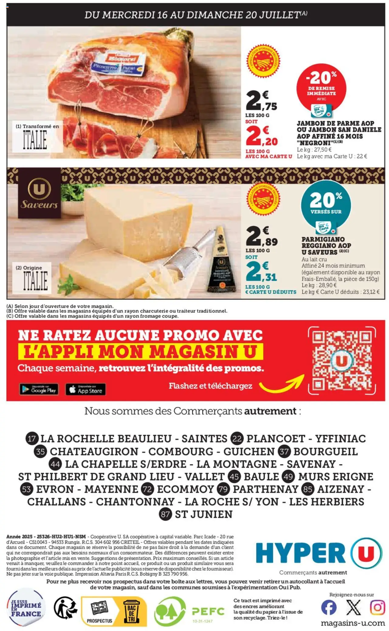 | Page: 28 | Produits: Store, Lait, Fromage, Jambon