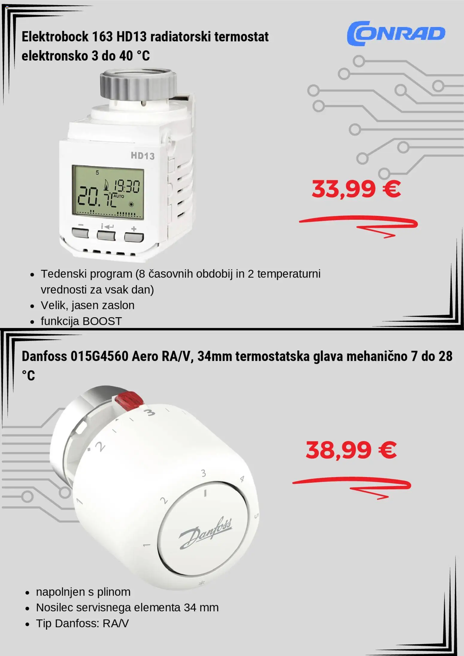 Novi Conrad katalog ponudbe – veljaven od 01.03.2026 | Stran: 4 | Izdelki: Termostat