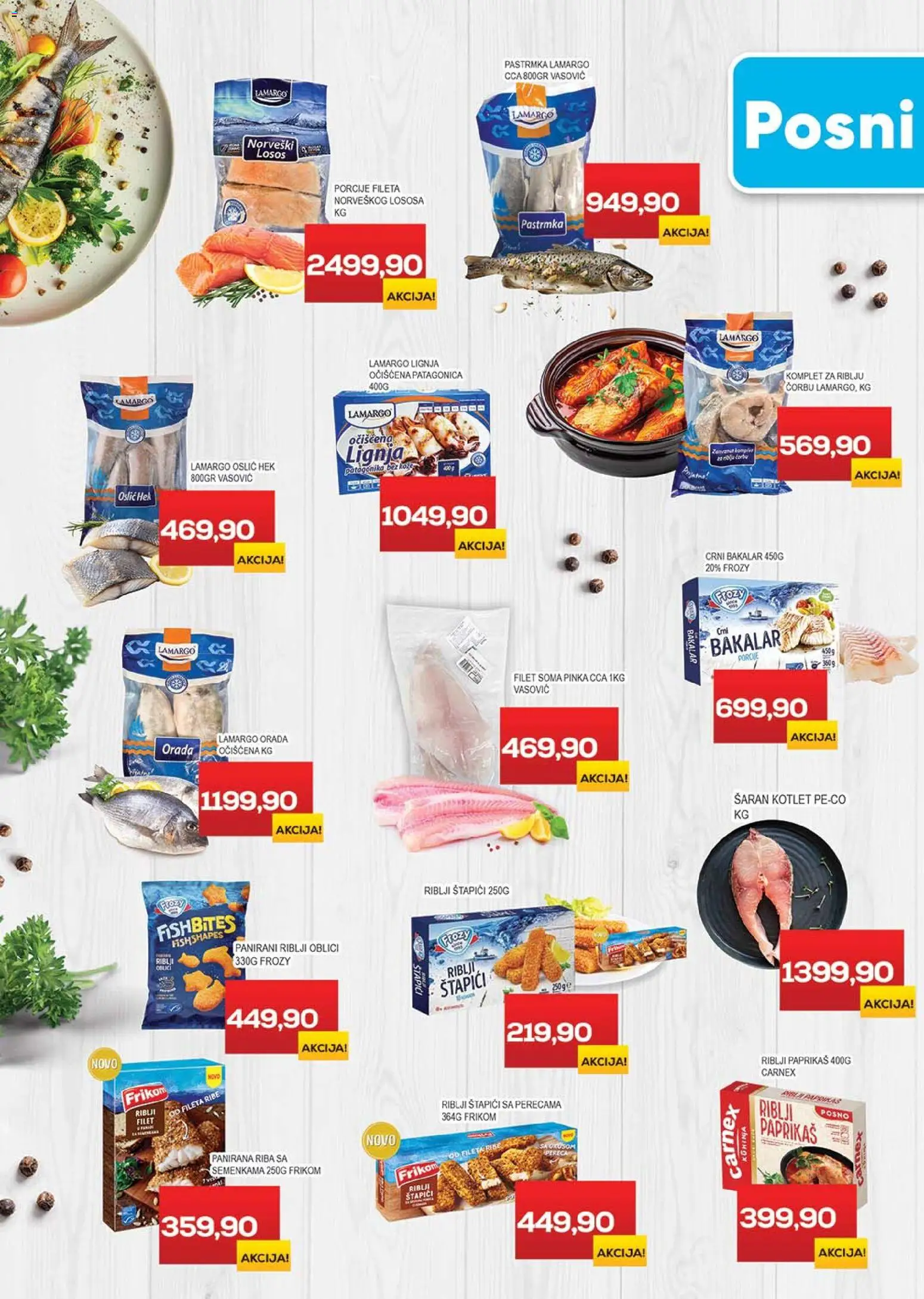 Medius katalog - važi od 16.12.2025 | Strana: 8 | Proizvode: Orada, Oslić, Losos, Riba