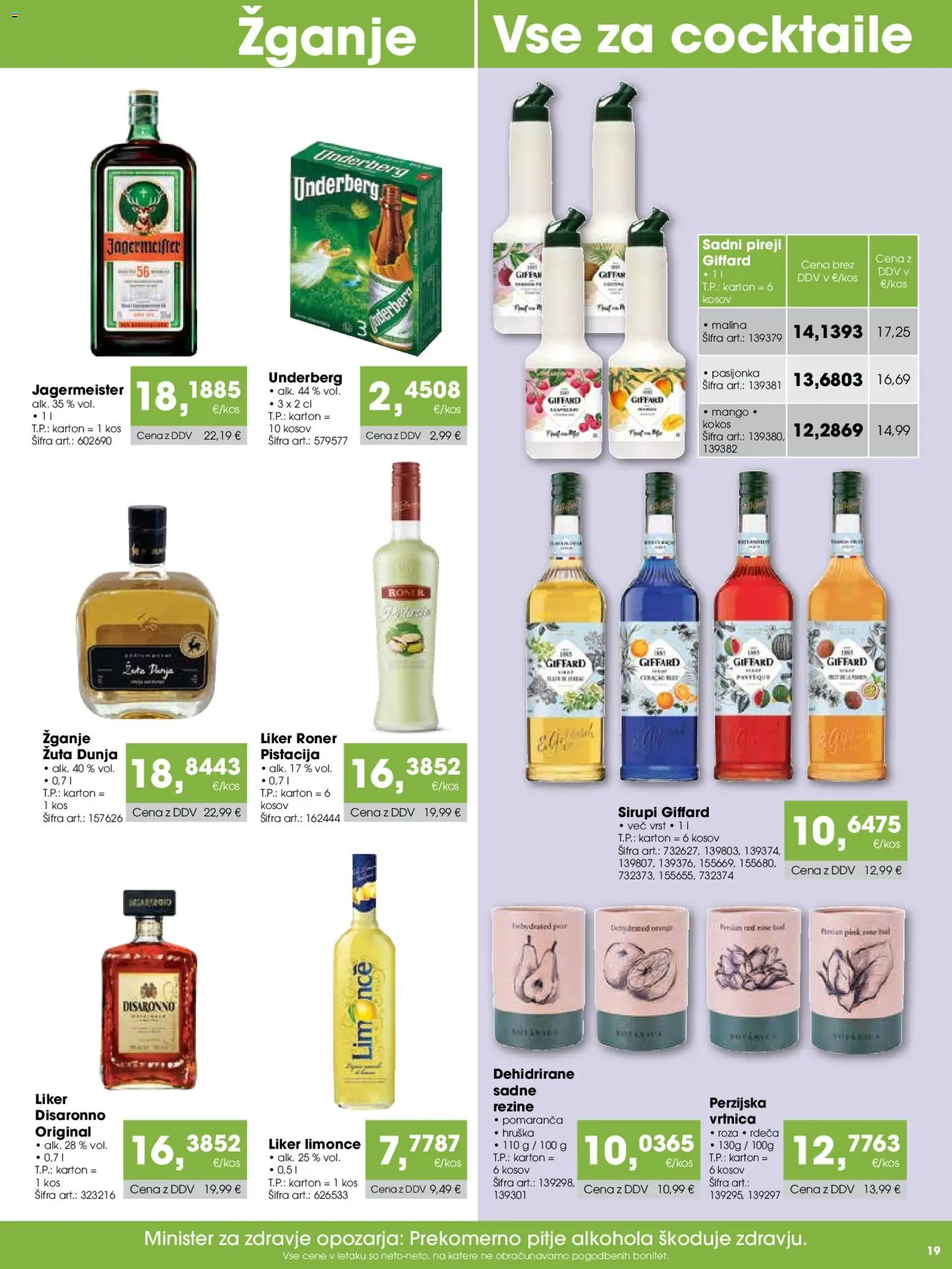 Novi Tuš katalog ponudbe – veljaven od 07.02.2026 | Stran: 19