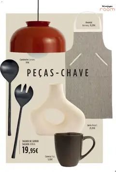 Pré-visualização El Corte Ingles Decora válido de 23.10.2025 | Página: 39 | Produtos: Candeeiro, Jarra, Caneca, Salada