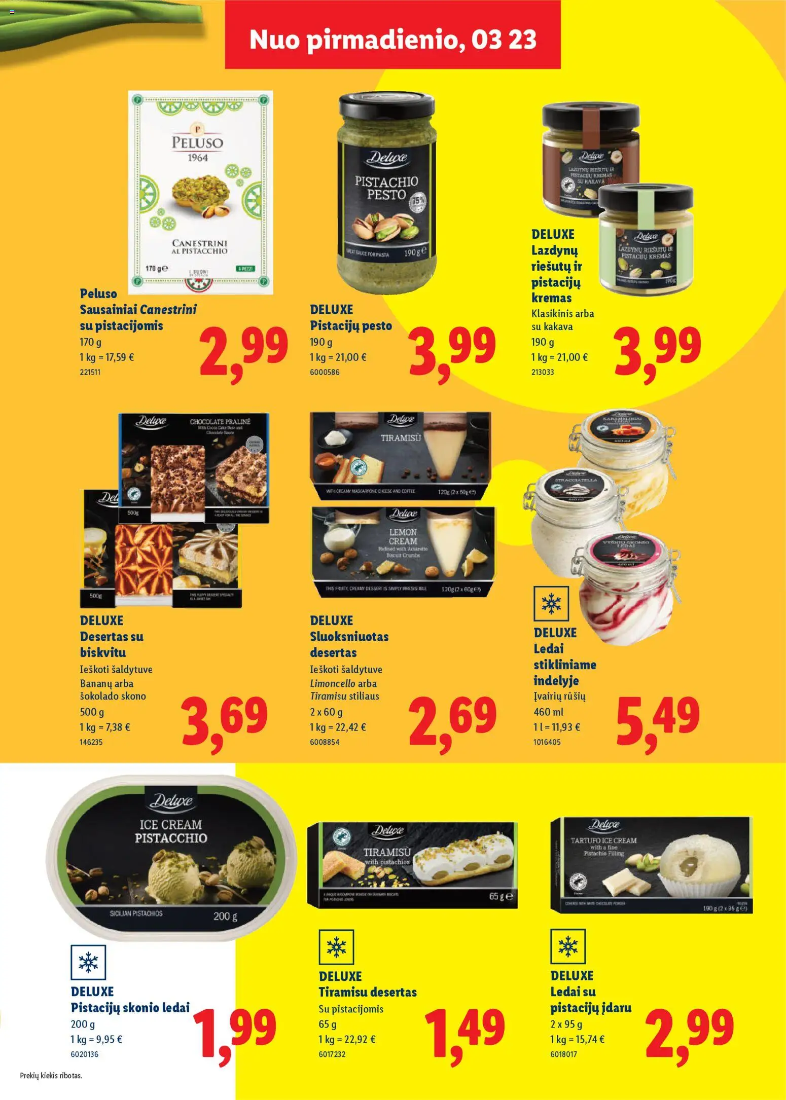 LIDL akcijos nuo 01.03.2026 | Puslapis: 7 | Prekių: Kiaulienos, Jautienos, Saliamis, Kumpis