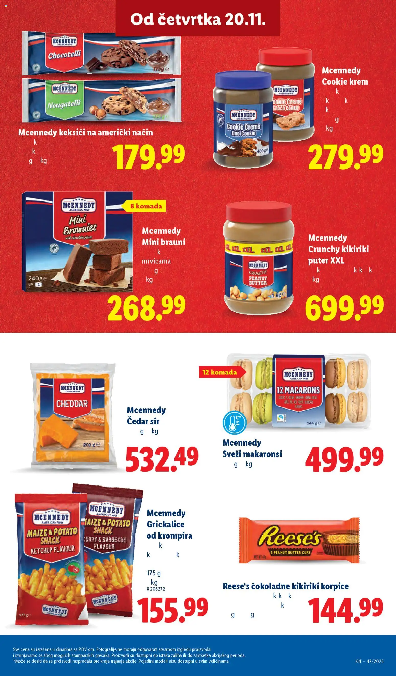 Lidl katalog - važi od 20.11.2025 | Strana: 37 | Proizvode: Macarons, Kikiriki puter, Kikiriki, Sir