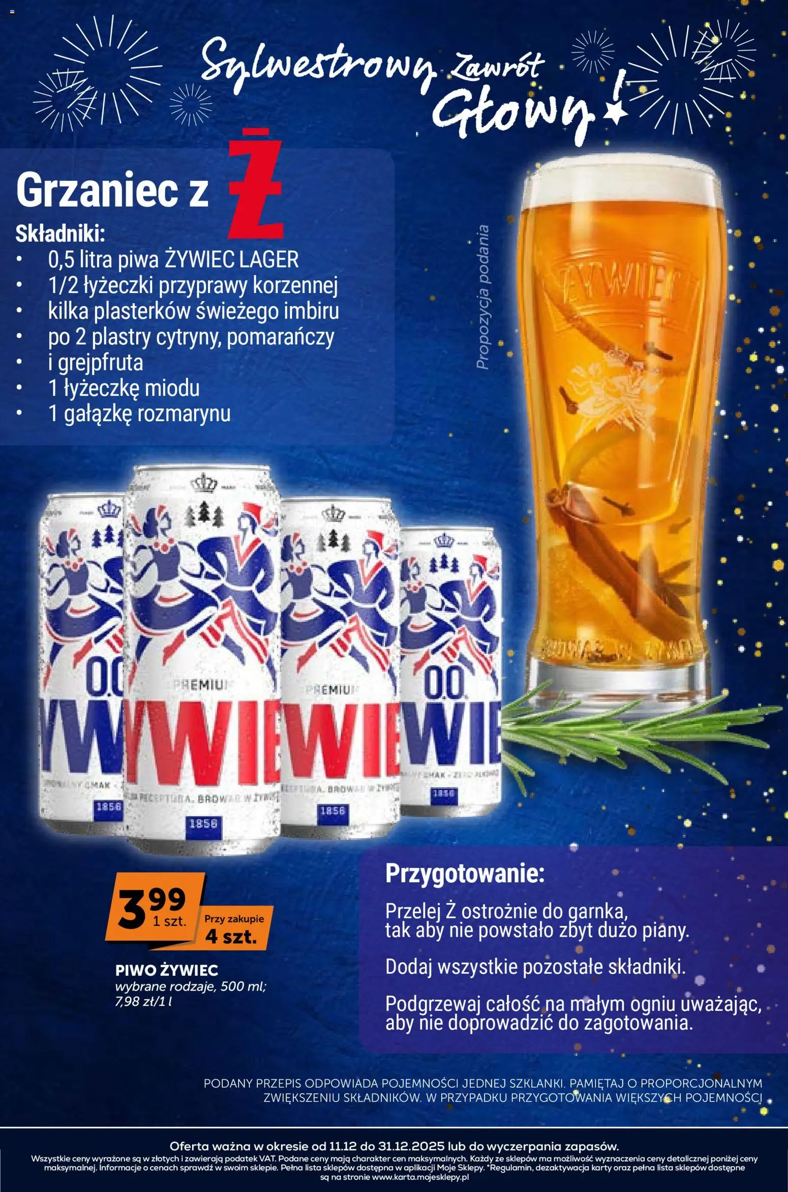 ABC Gazetka - Sylwestrowy Zawrót Głowy od 11.12.2025 | Strona: 21 | Produkty: Piwo, Przyprawy
