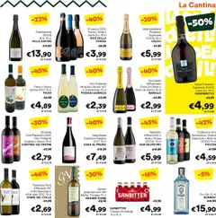 Volantino Unes del 13.08.2025 | Pagina: 13 | Prodotti: Gin, Prosecco, Vino, Spumante
