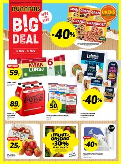 Forhåndsvisning av Bunnpris Oslo kundeavis gyldig fra 03.11.2025