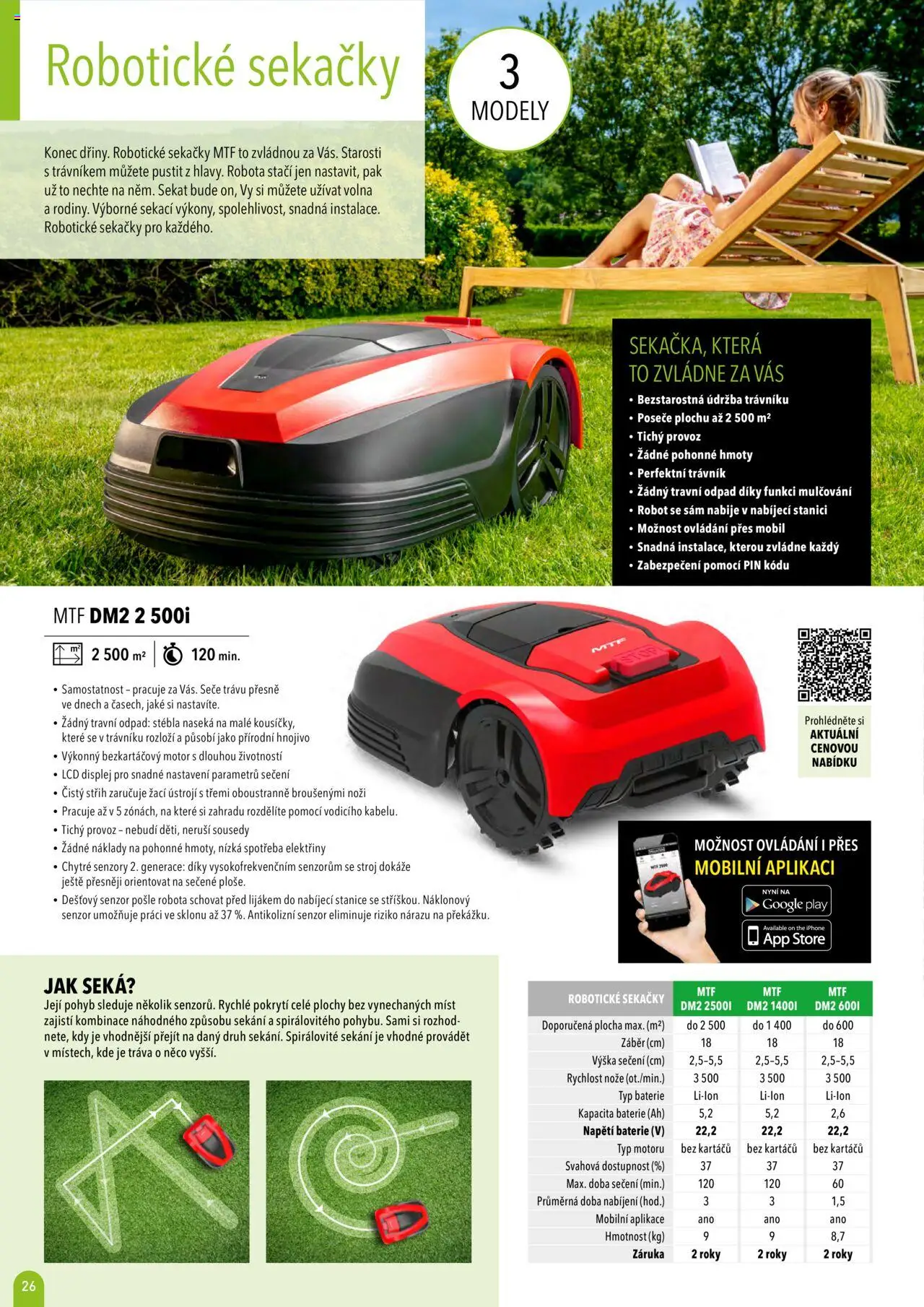 Mountfield katalog 2025 od 16.04.2025 | Strana: 26 | Produkty: Nože, Iphone, Robot, Hnojivo