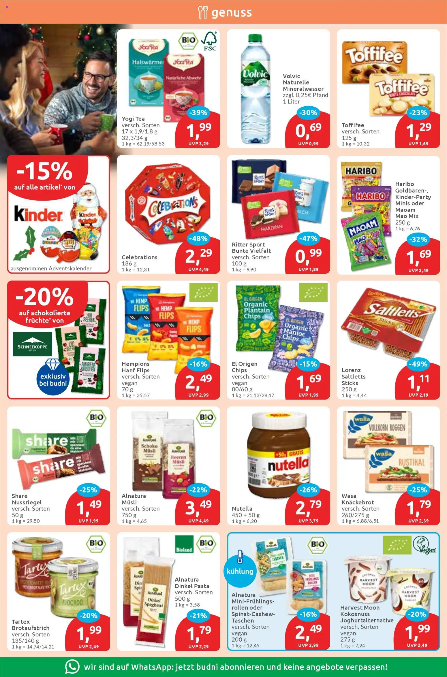 Budni Prospekt 	 – gültig ab 15.12.2025 | Seite: 4 | Produkte: Musli, Haribo, Pasta, Chips