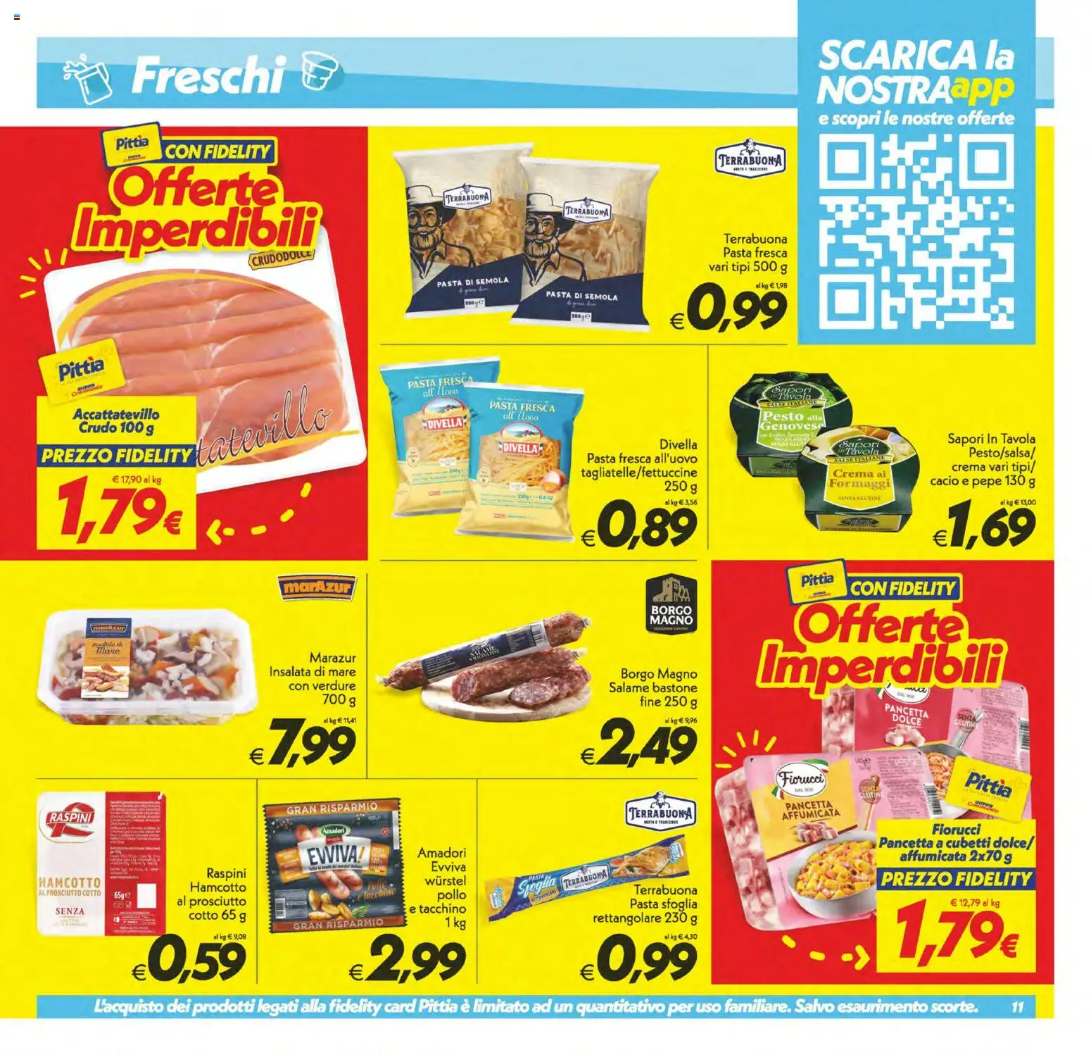 Volantino SuperConveniente del 23.01.2026 | Pagina: 11 | Prodotti: Crema, Pasta sfoglia, Insalata, Prosciutto