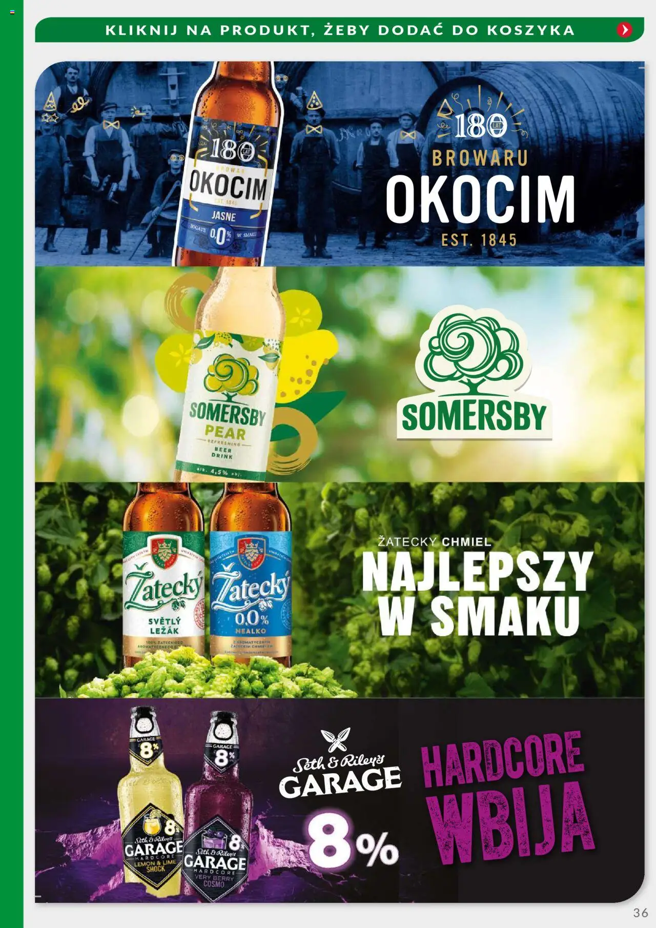 Eurocash Gazetka - Oferta Handlowa MR Południowy Wschód od 04.08.2025 | Strona: 36 | Produkty: Leżak, Somersby