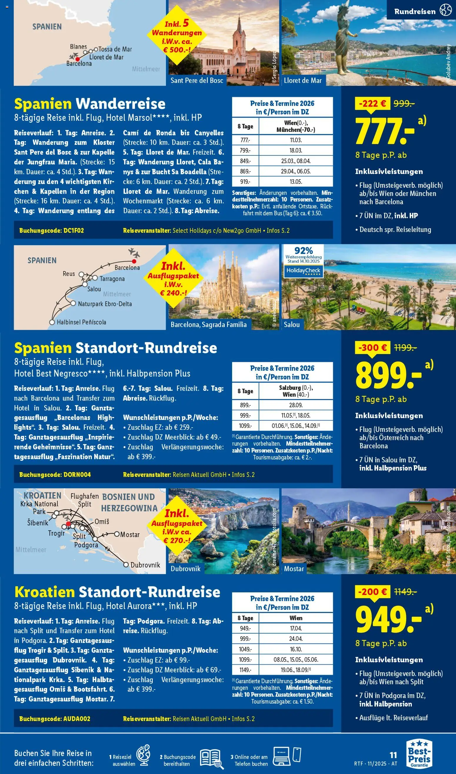 Lidl Reise - Highlights gültig ab 12.11.2025 | Seite: 11 | Produkte: Telefon