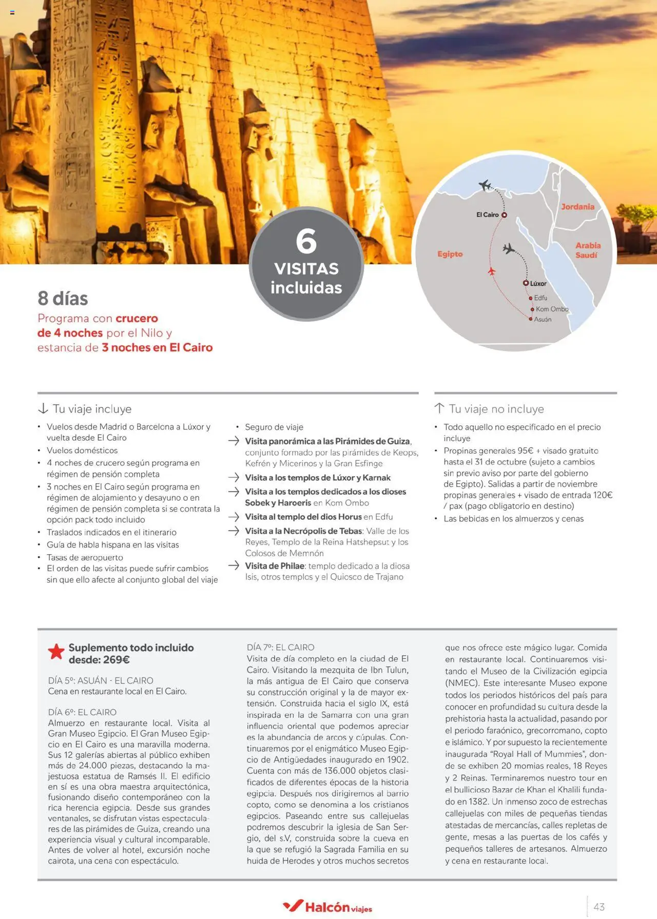 Halcón Viajes Egipto │ válido desde el 01.07.2025 | Página: 43 | Productos: Funda