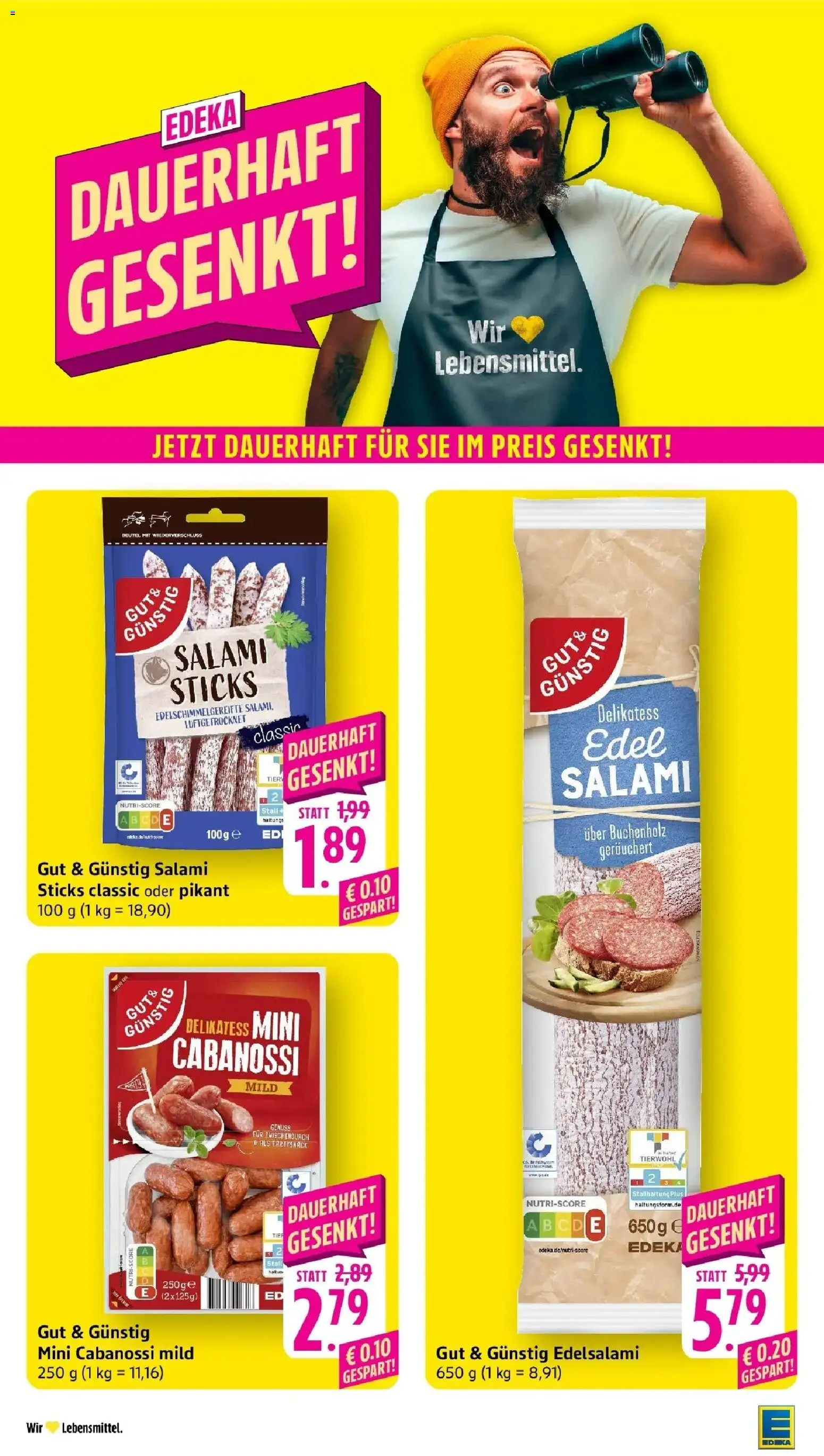 Edeka prospekt Bad Camberg	 – gültig ab 02.03.2026 | Seite: 19 | Produkte: Salami