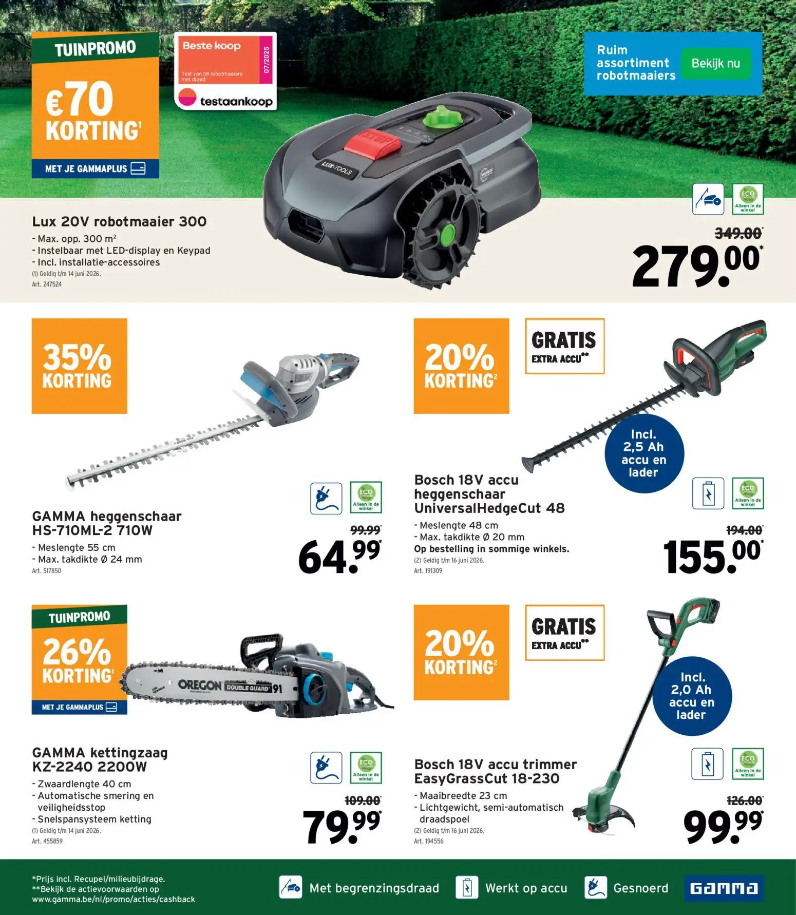 {H1} | Pagina: 28 | Producten: Sandwich, Ketting, Draad, Trimmer